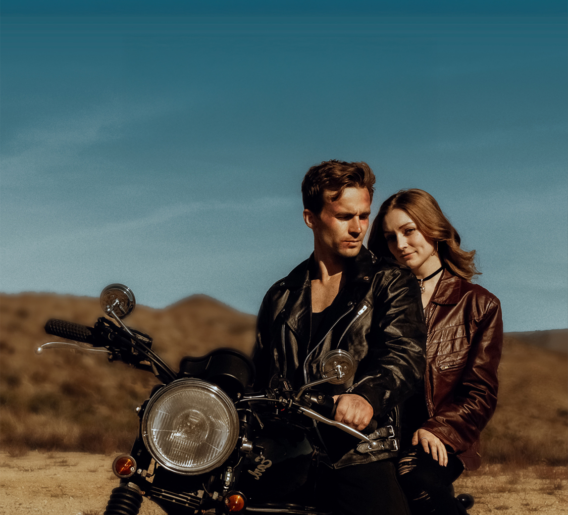 Riding into Love Vertical Poster