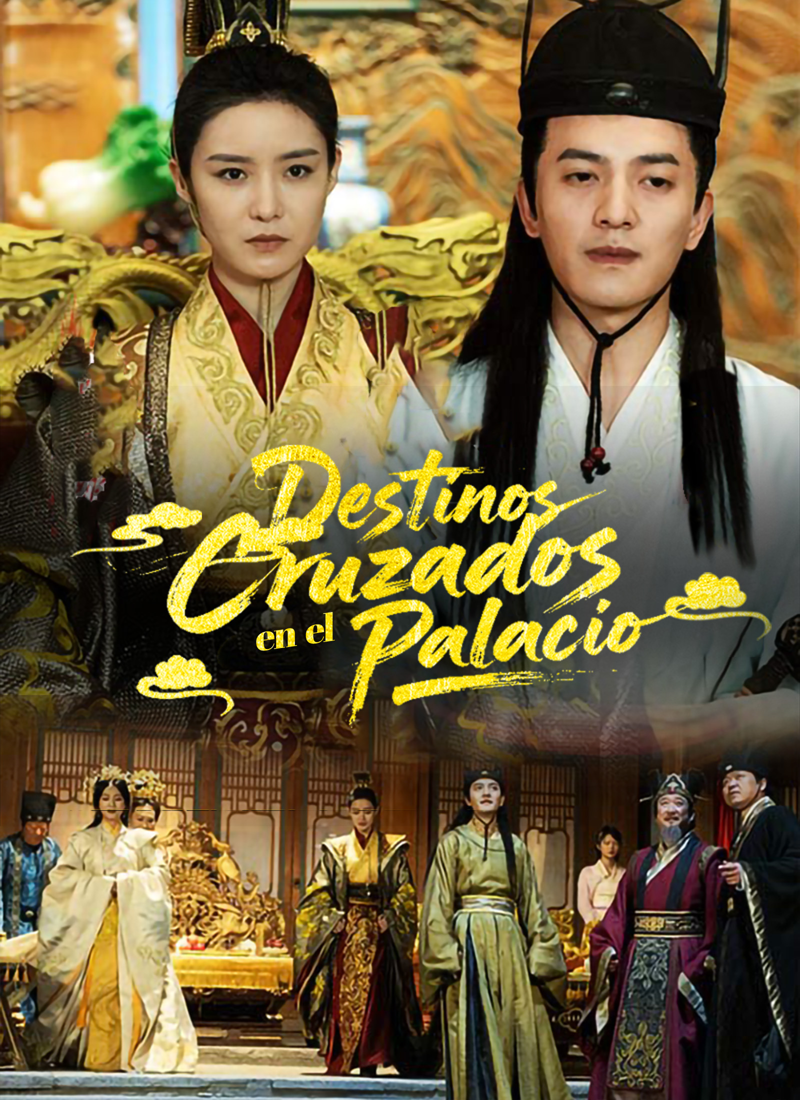 Portada de Destinos cruzados en el palacio