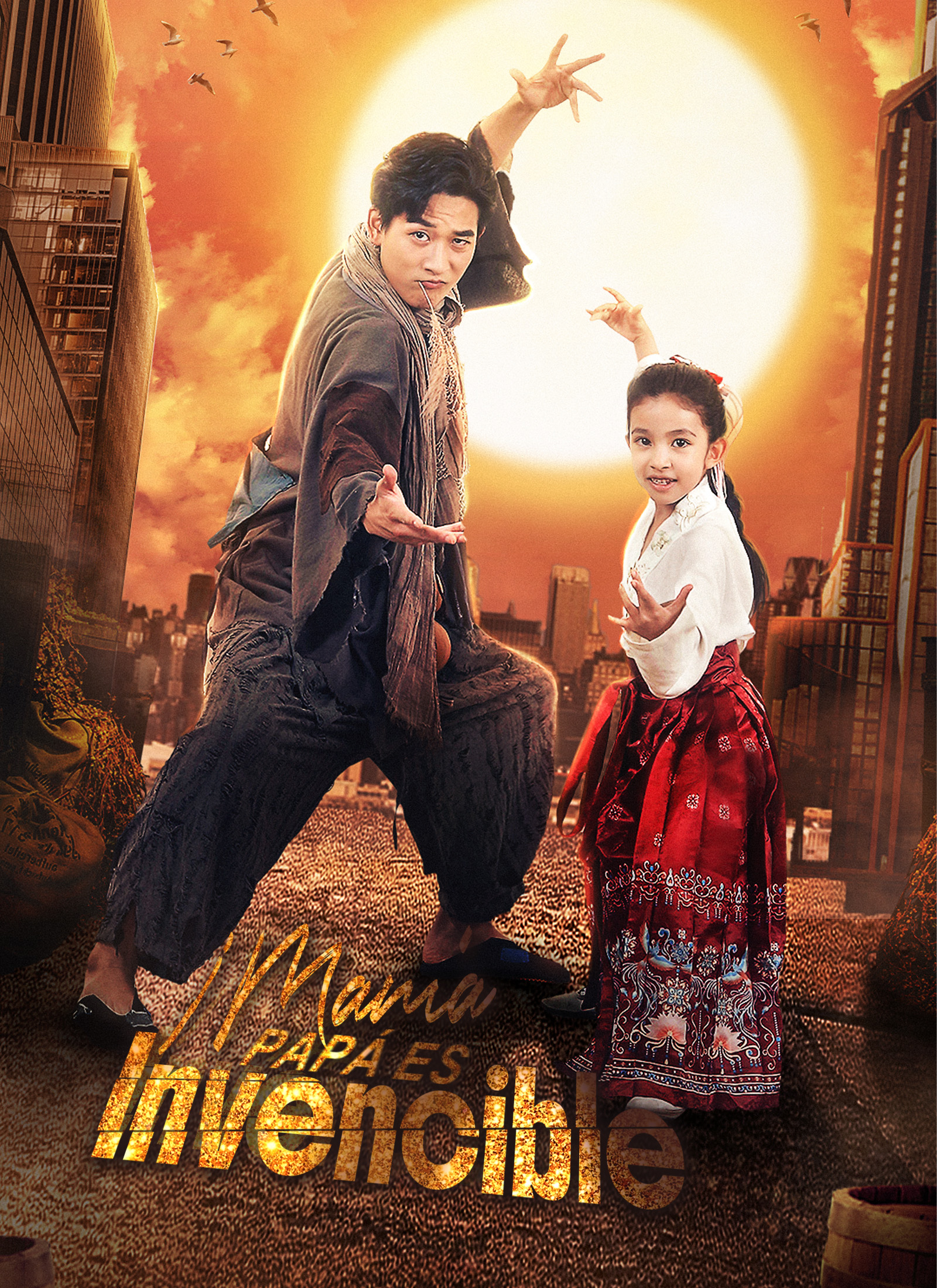 [Doblado] ¡Mamá, papá es invencible!