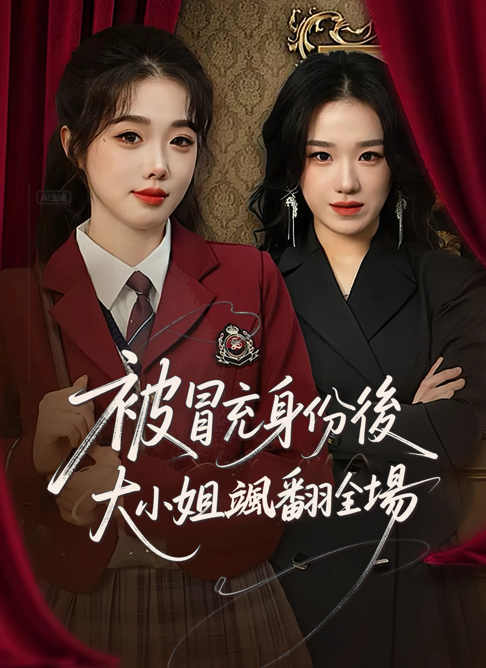 《被冒充身份後,大小姐颯翻全場》封面