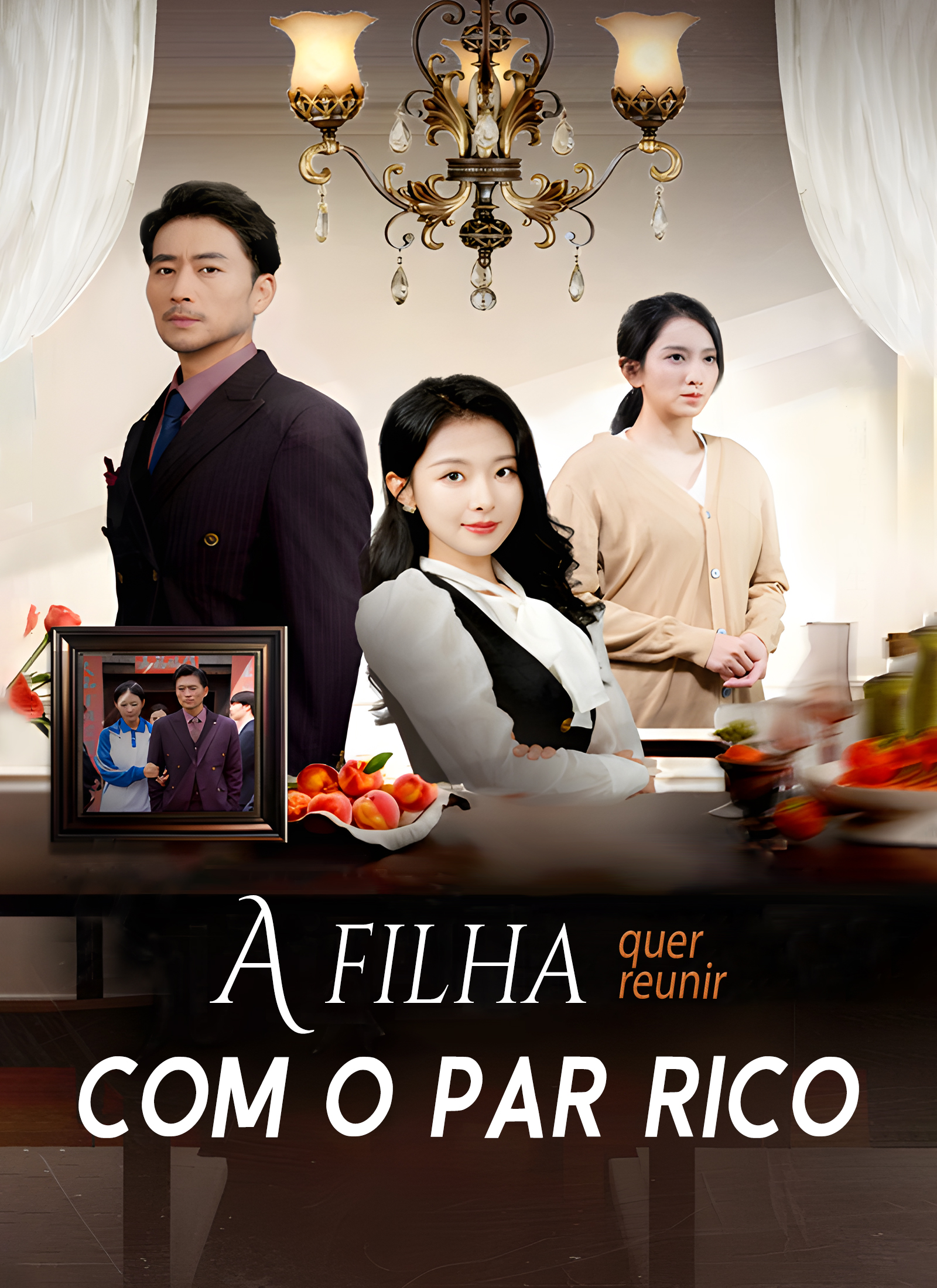 A filha quer reunir com o pai rico