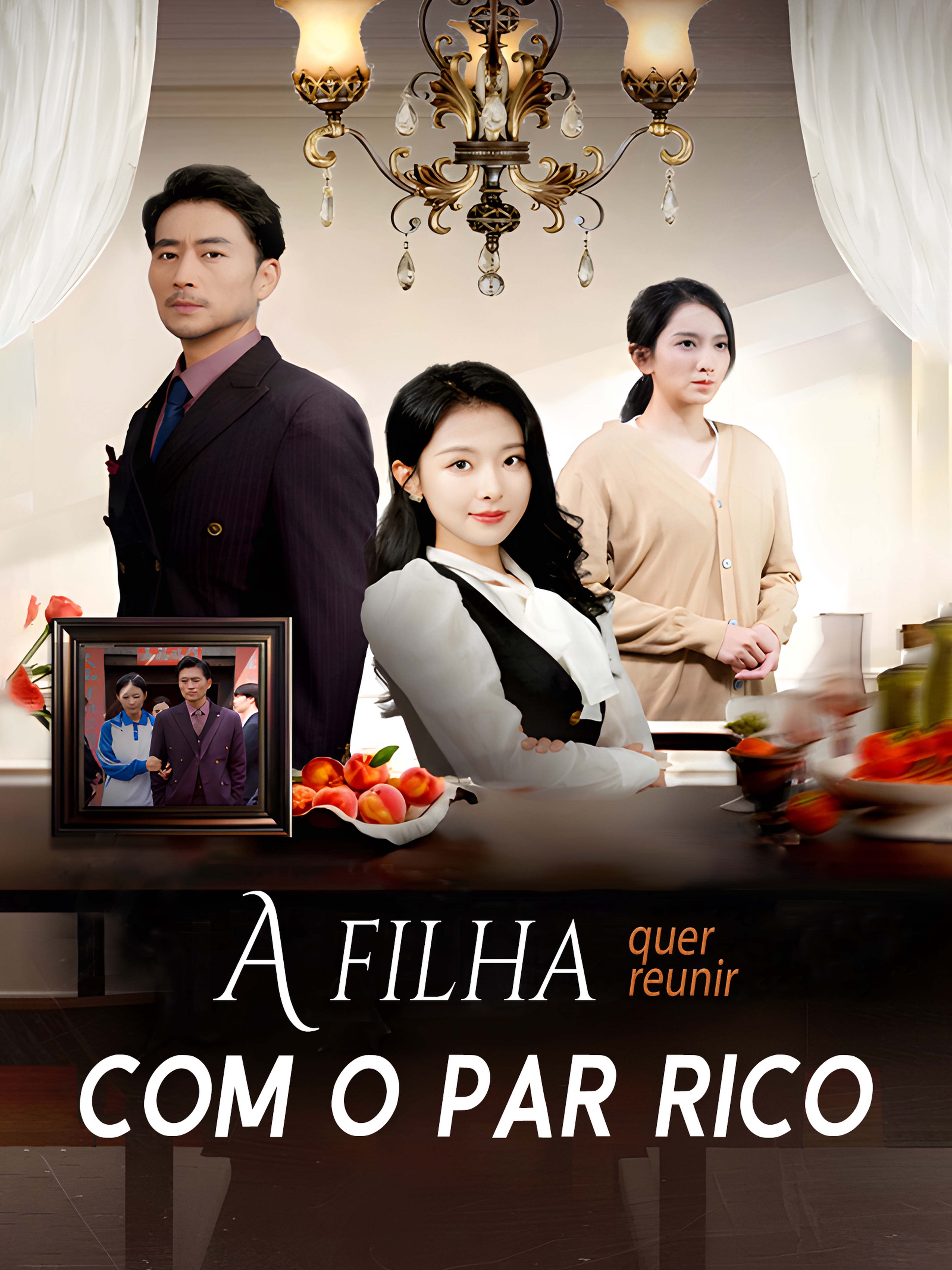 A filha quer reunir com o pai rico