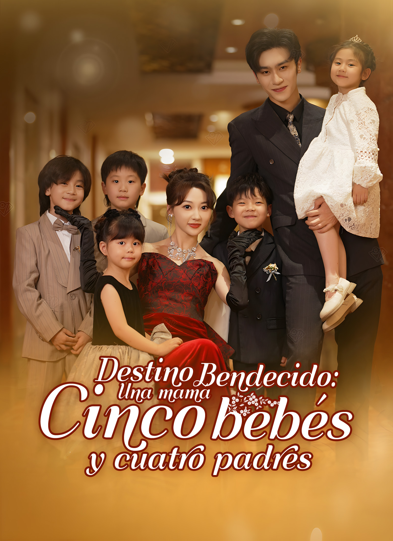 Portada de [Doblado]Destino Bendecido: Una mamá, cinco bebés y cuatro padres