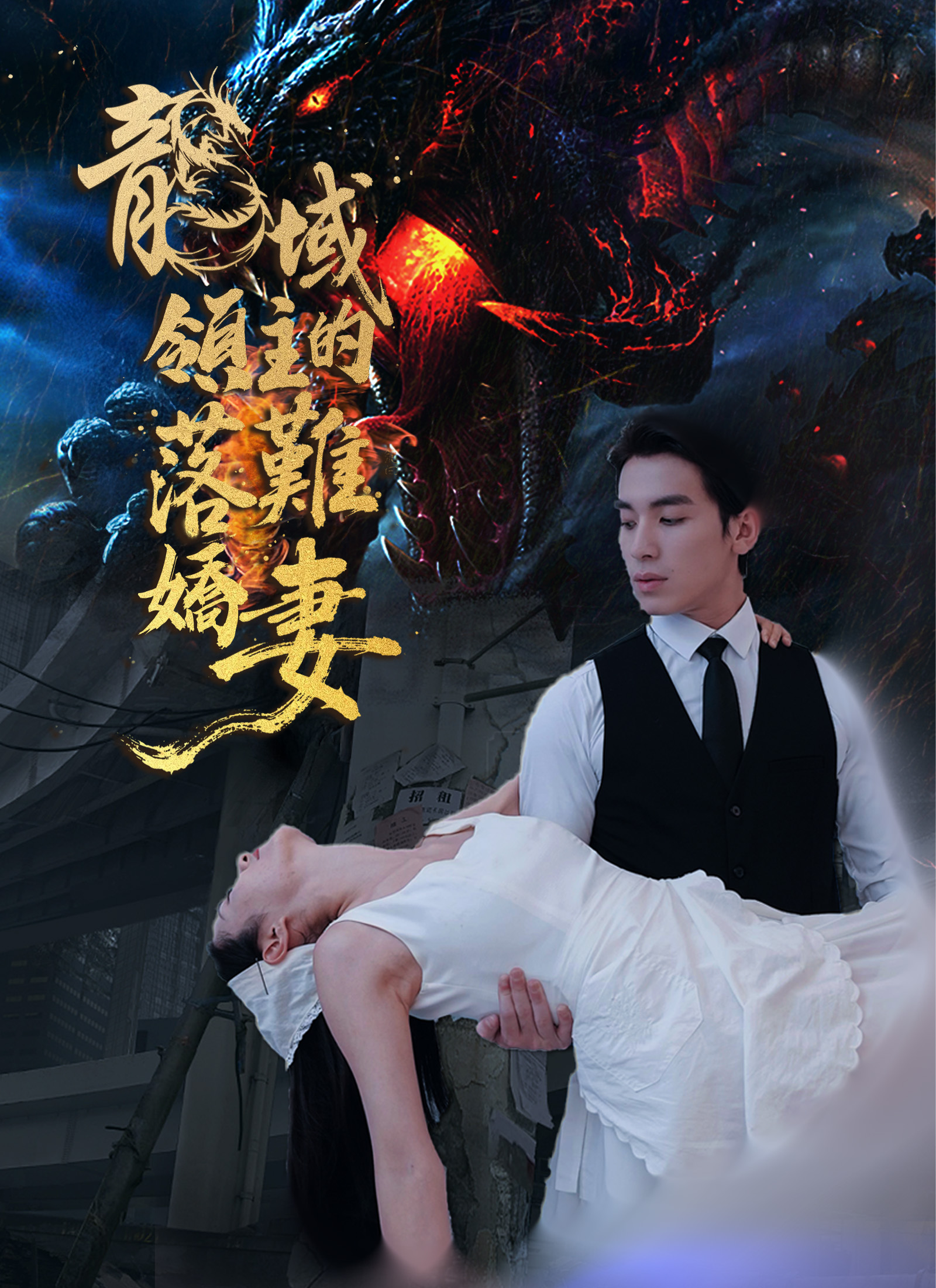 《龍域領主的落難嬌妻》封面