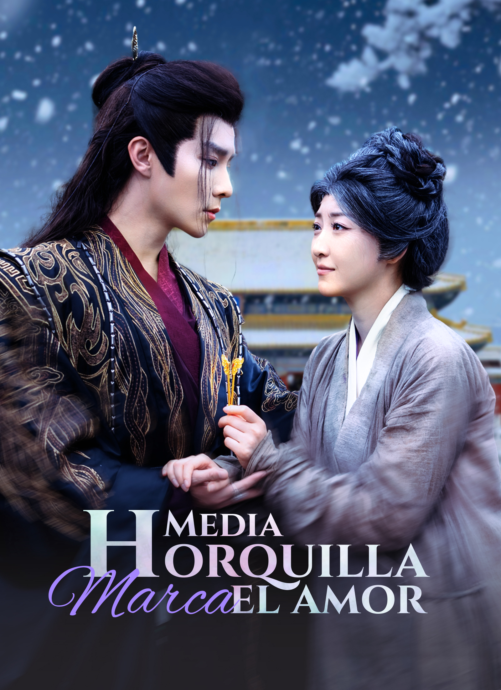 Media horquilla marca el amor