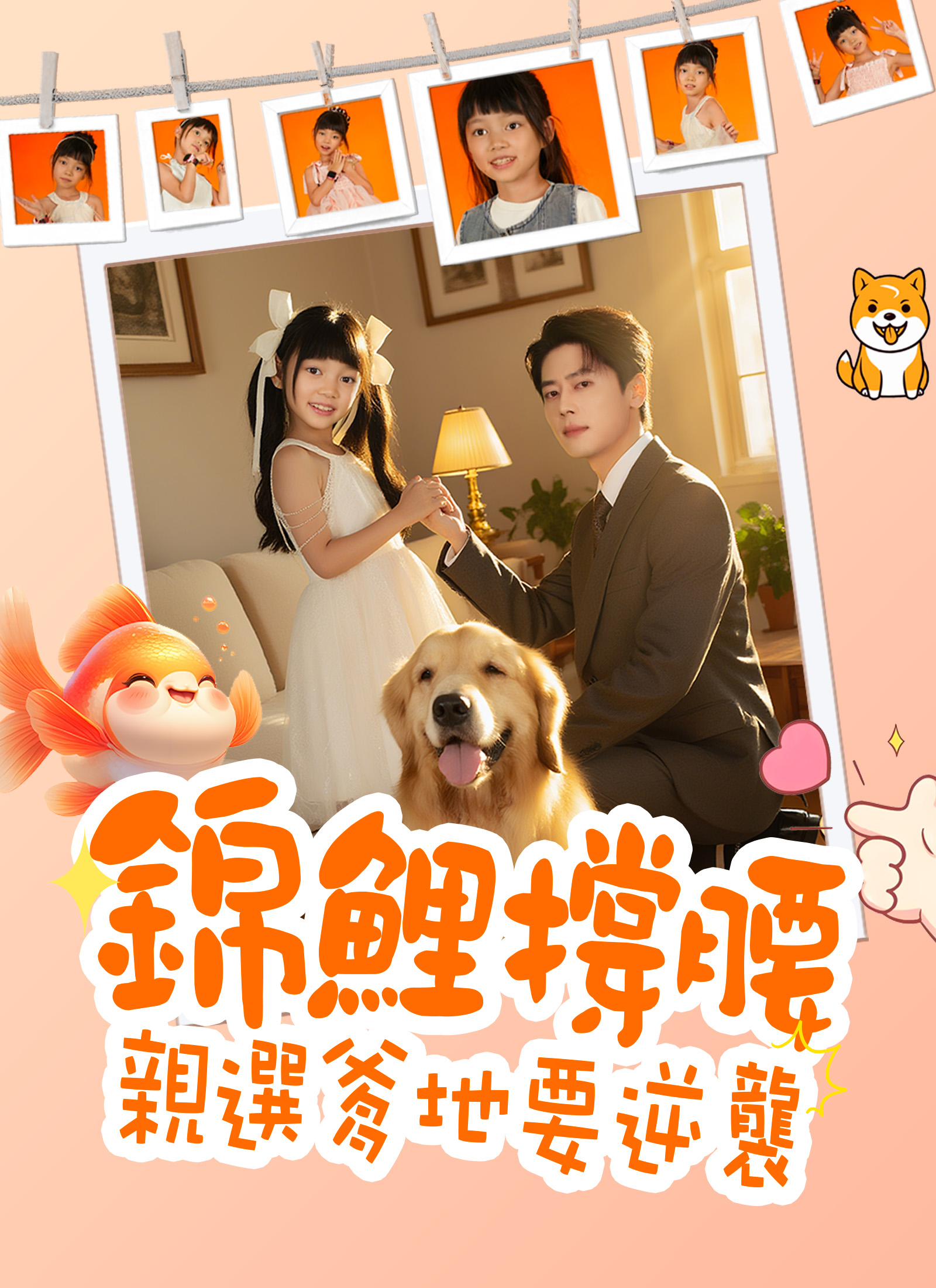 《錦鯉撐腰，親選爹地要逆襲》封面