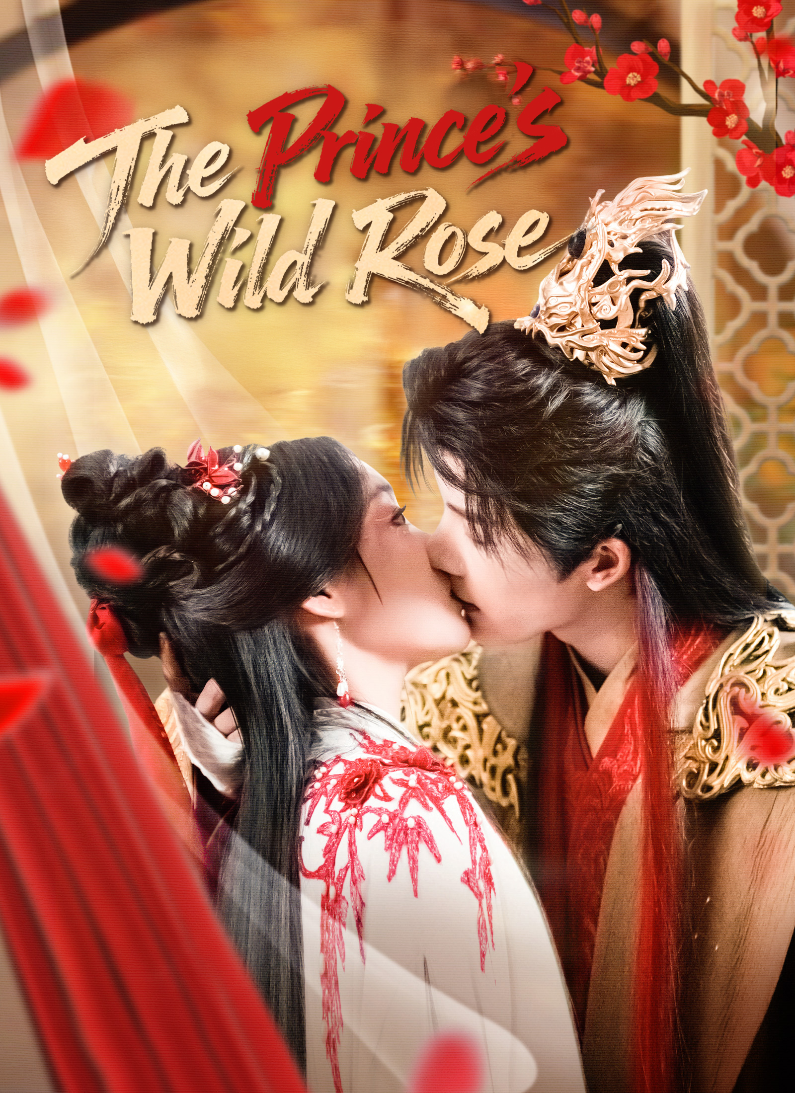 The Prince's Wild Rose Vertical Poster