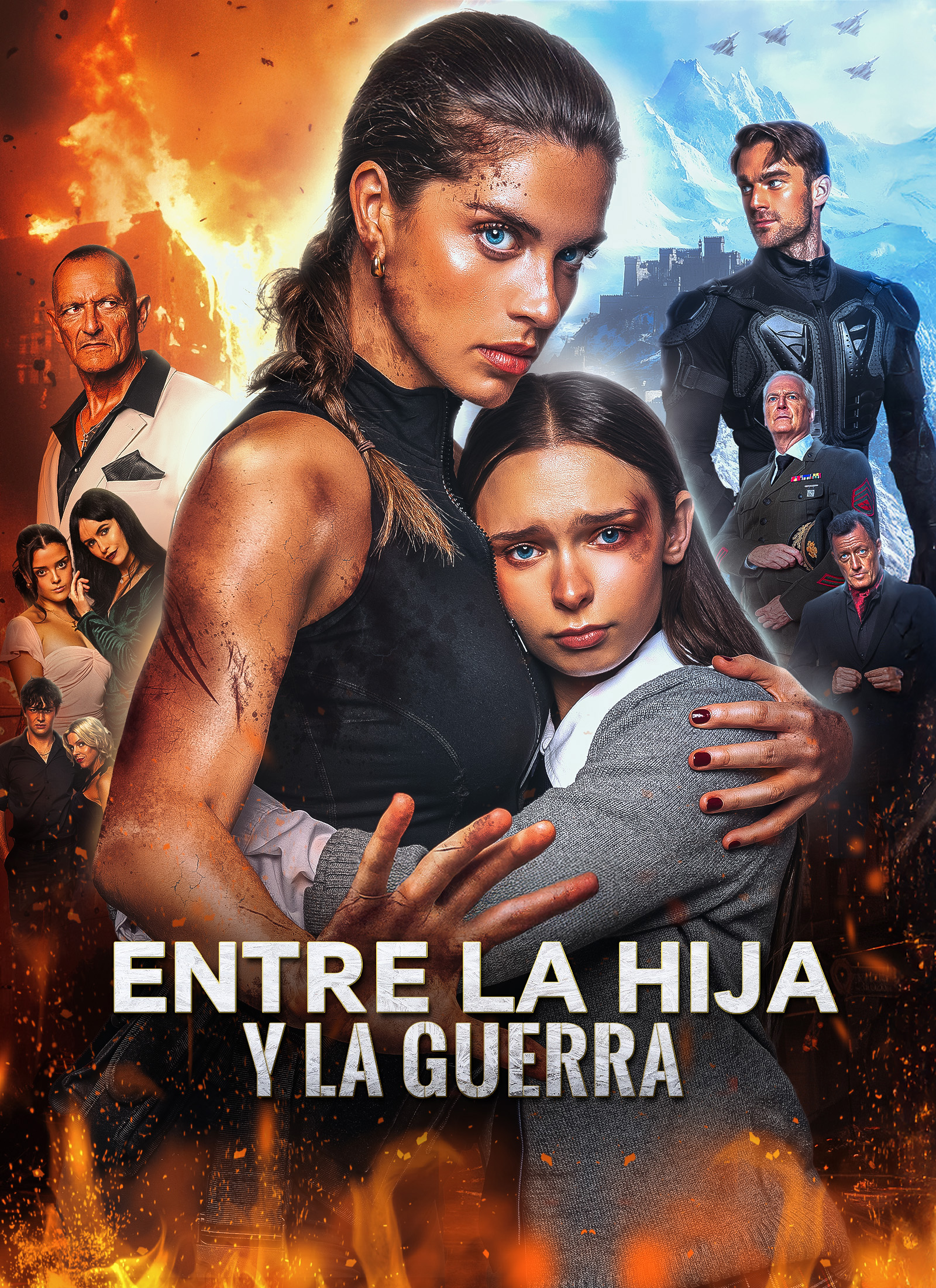 Portada de Entre la hija y la guerra
