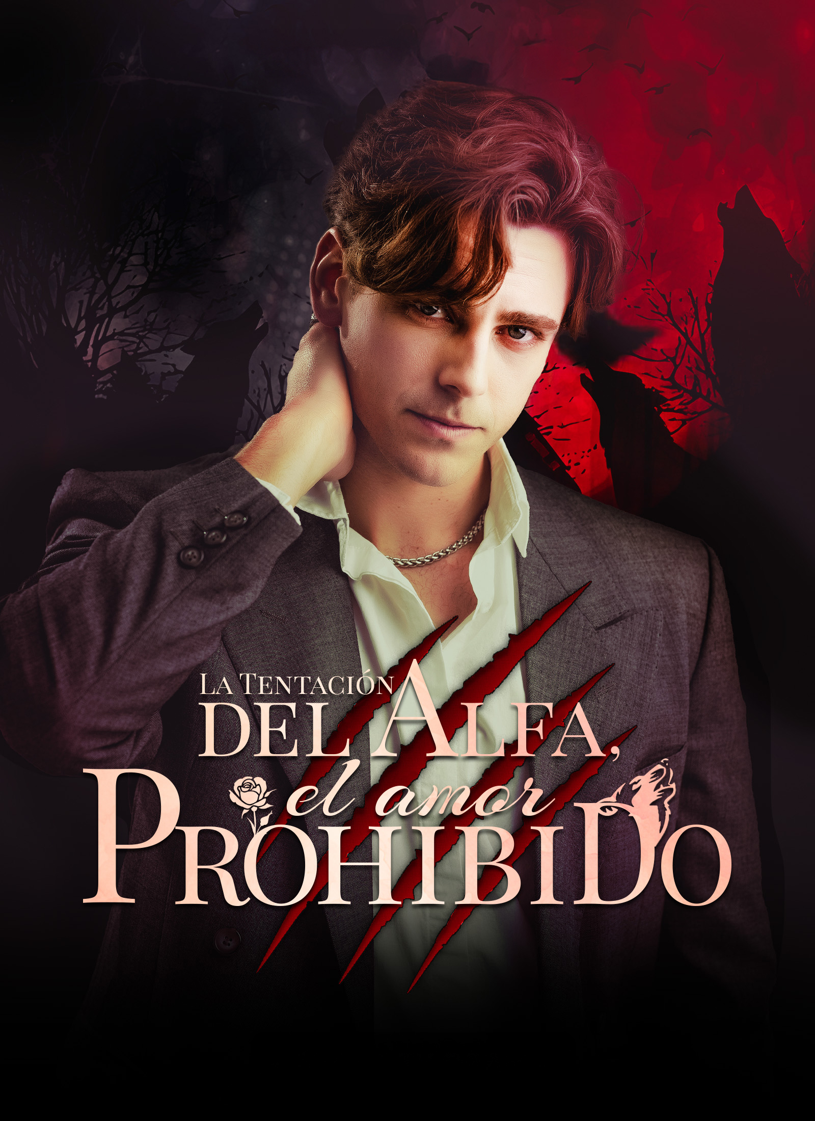 Portada de La Tentación del Alfa, el Amor Prohibido