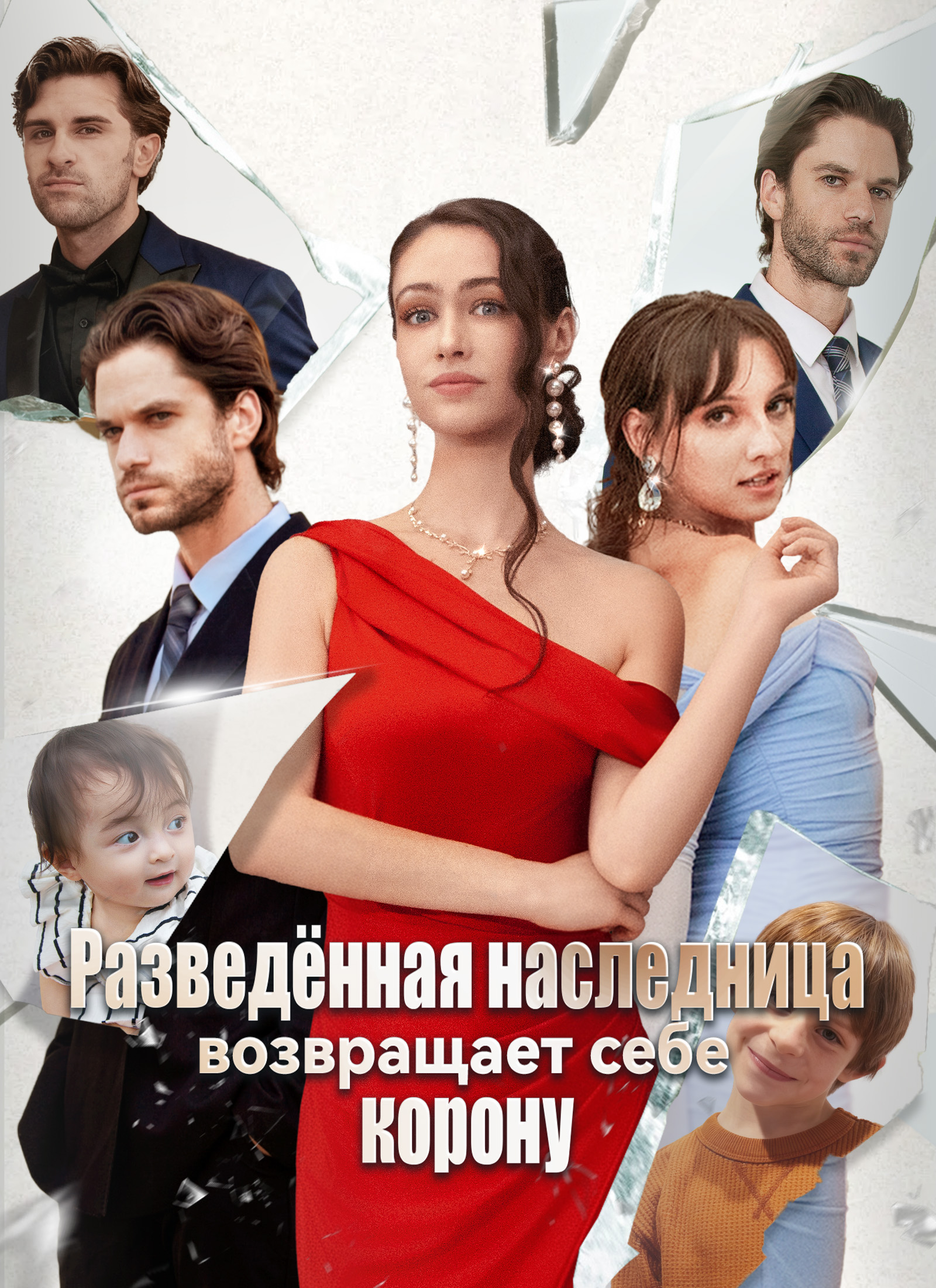 Обложка «Разведённая наследница возвращает себе корону»