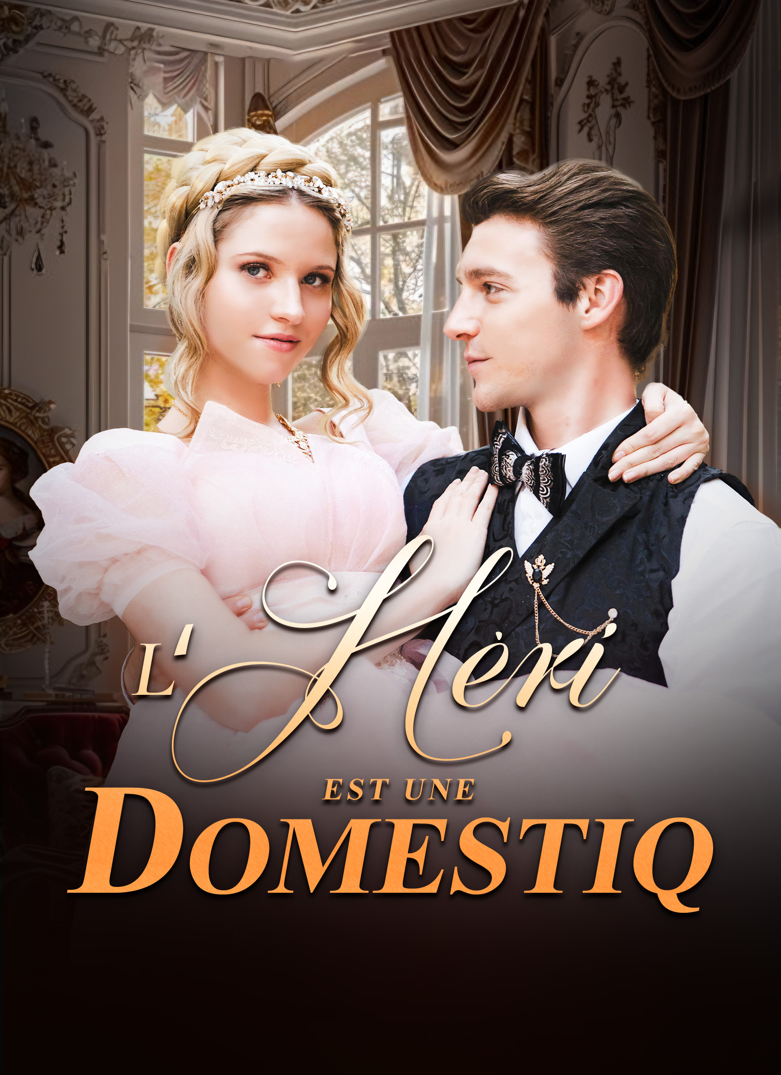 Couverture de L'Héritière est une Domestique!