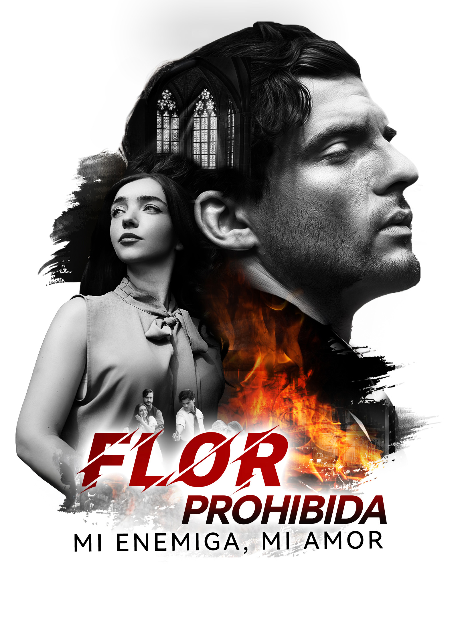 Portada de Flor prohibida: mi enemiga, mi amor