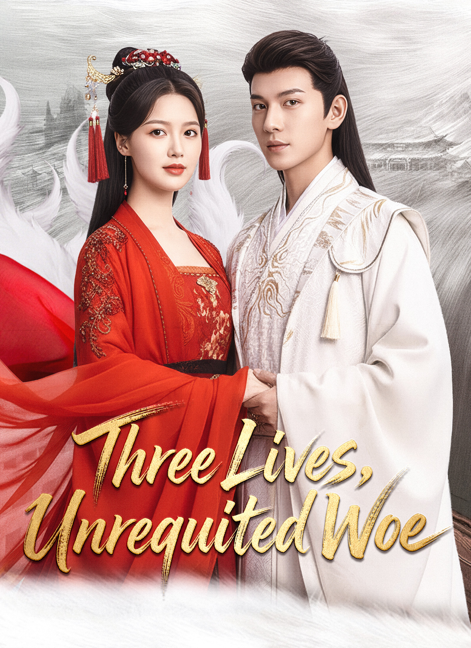 Poster [Dubbed]Three Lives, Unrequited Woe