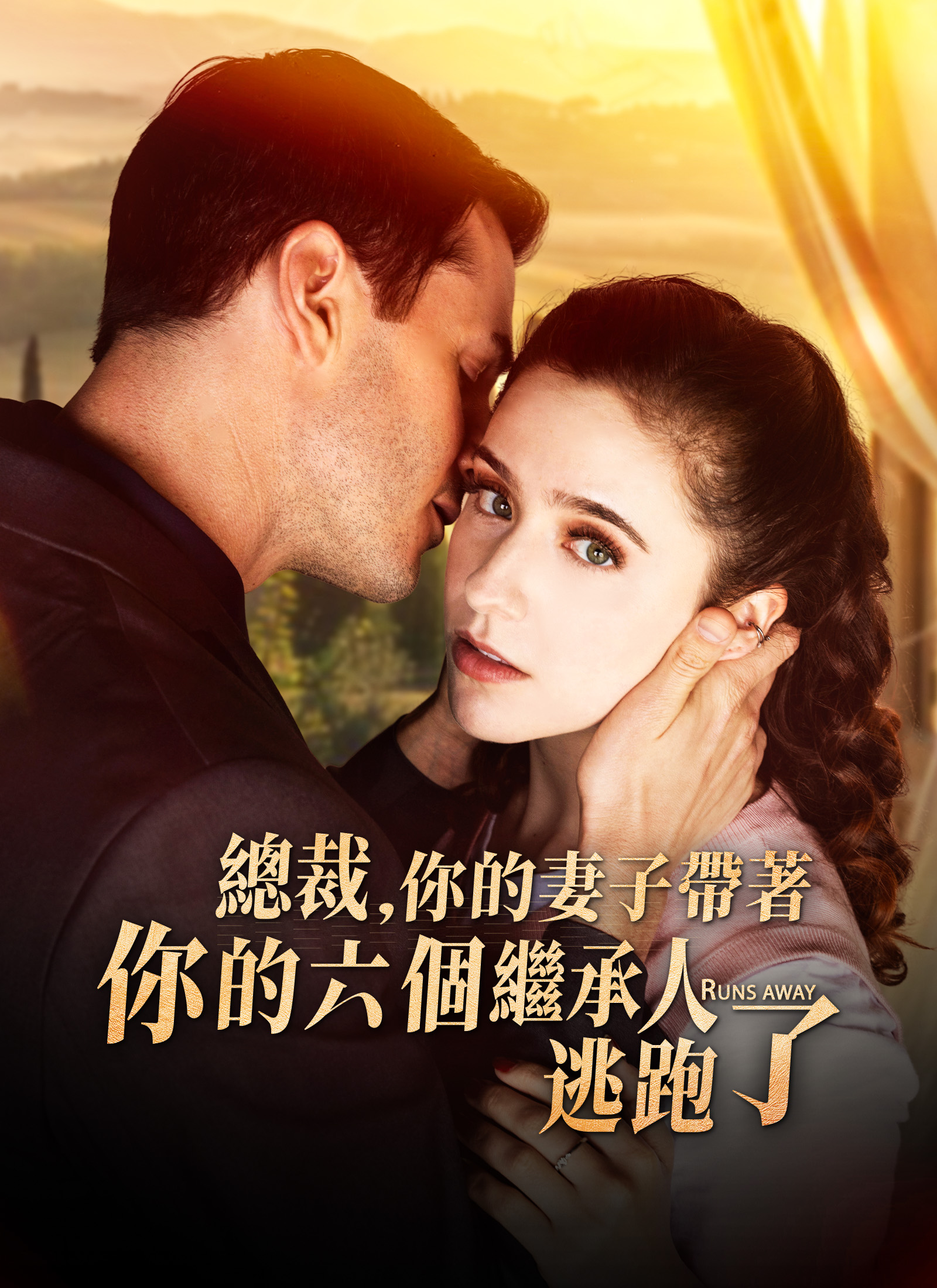 《總裁，你的妻子帶著你的六個繼承人逃跑了》封面