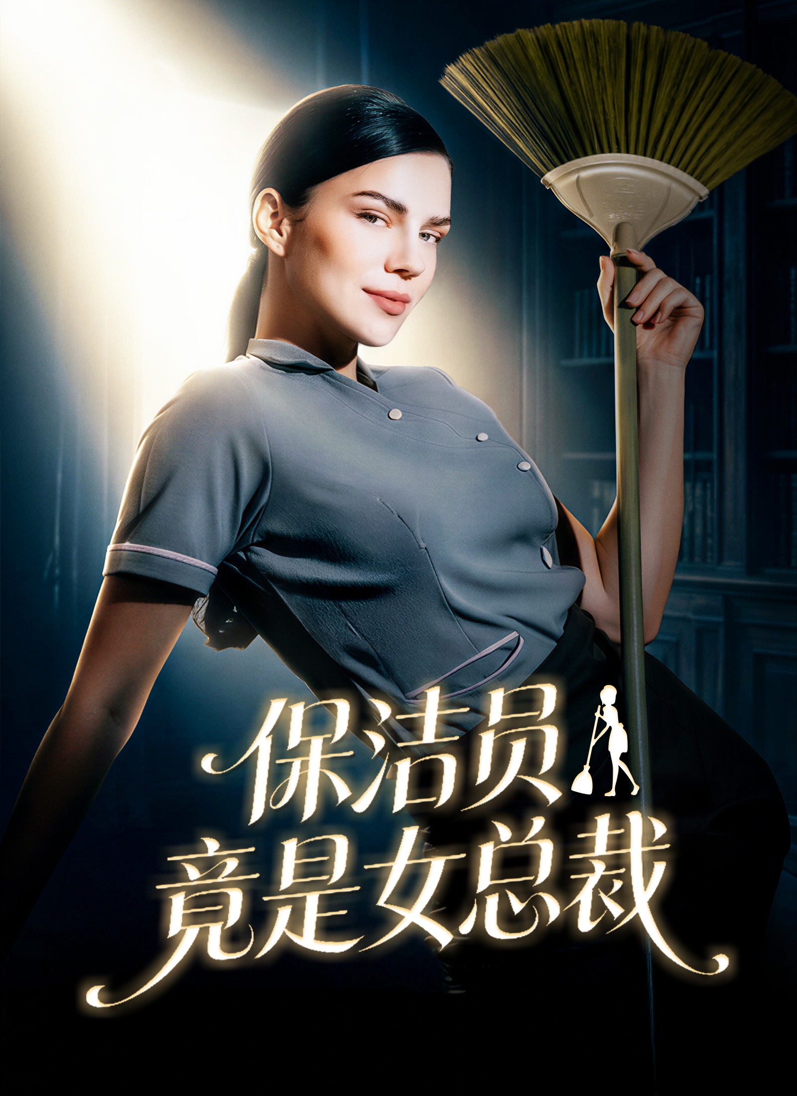 《保洁员竟是女总裁》封面