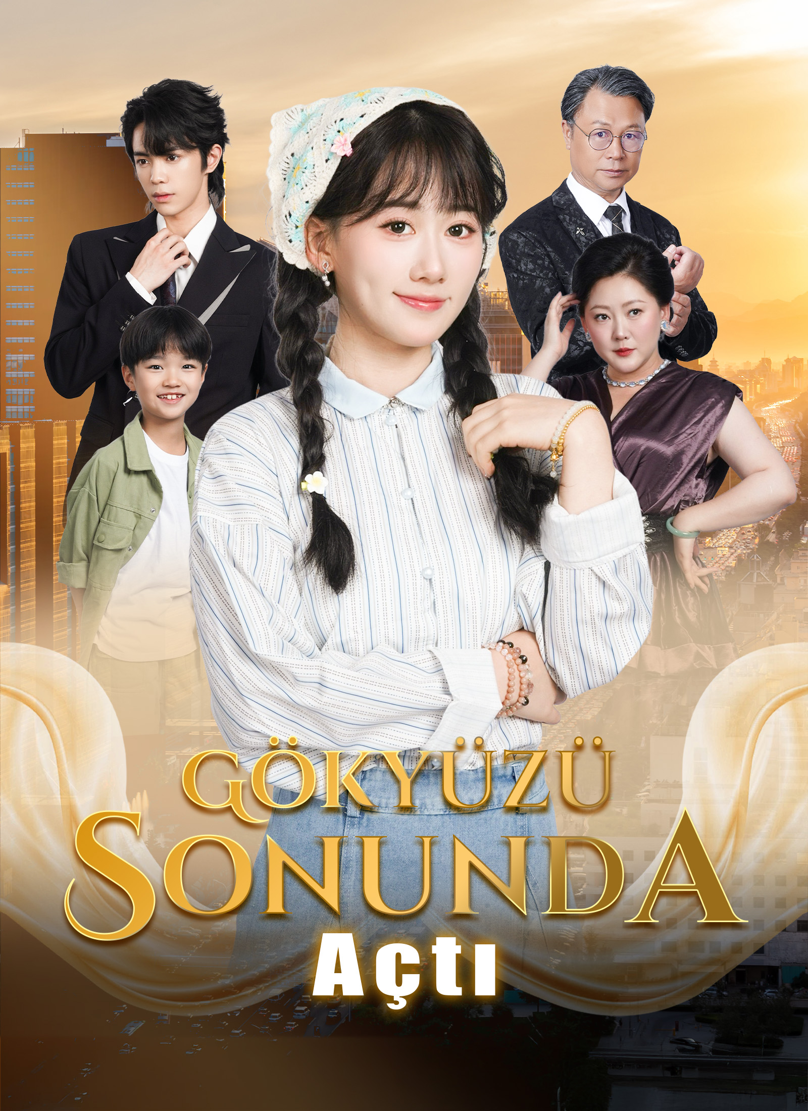 Gökyüzü Sonunda Açtı dizi posteri