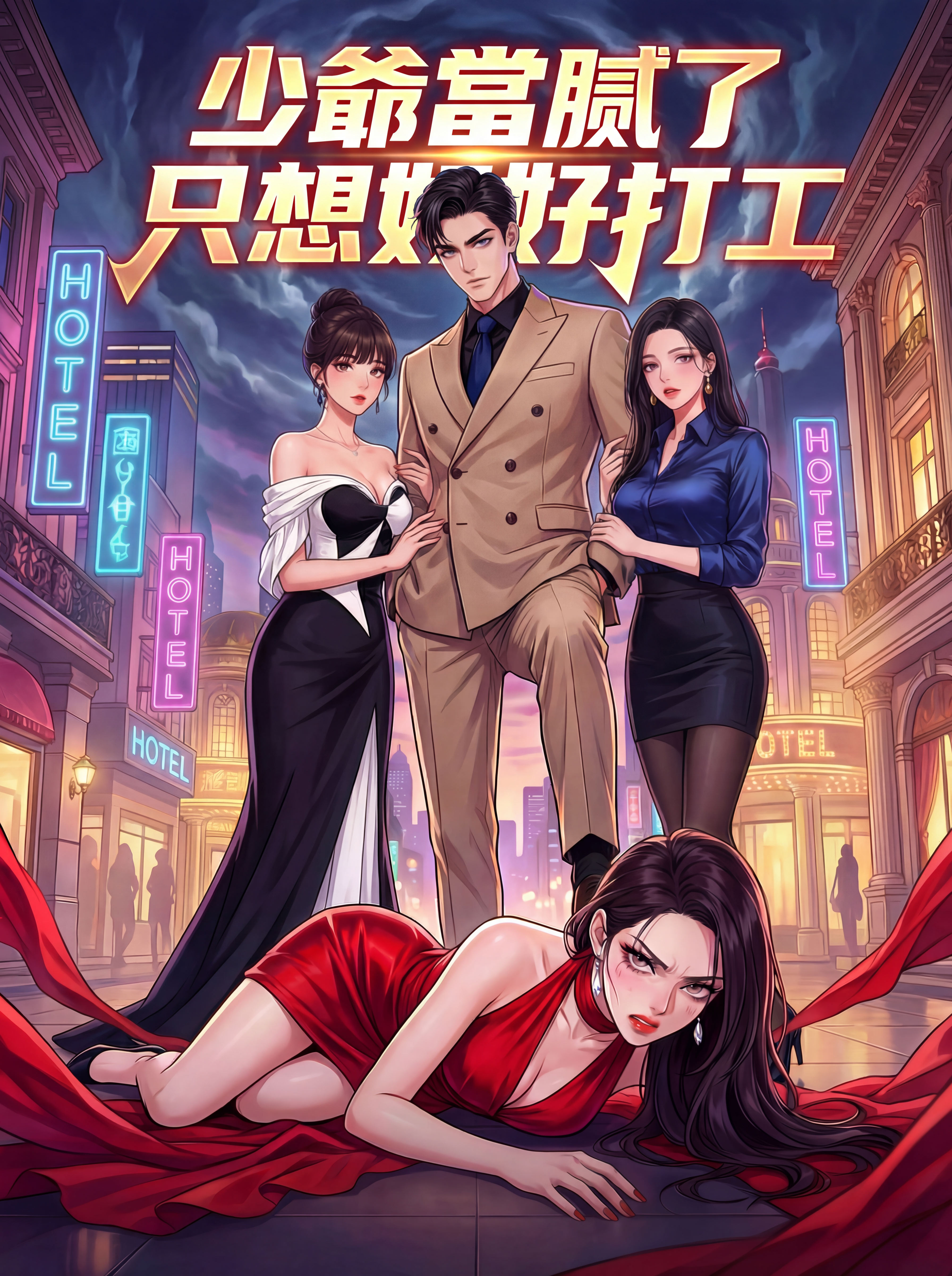 《少爺當膩了，只想好好打工》封面