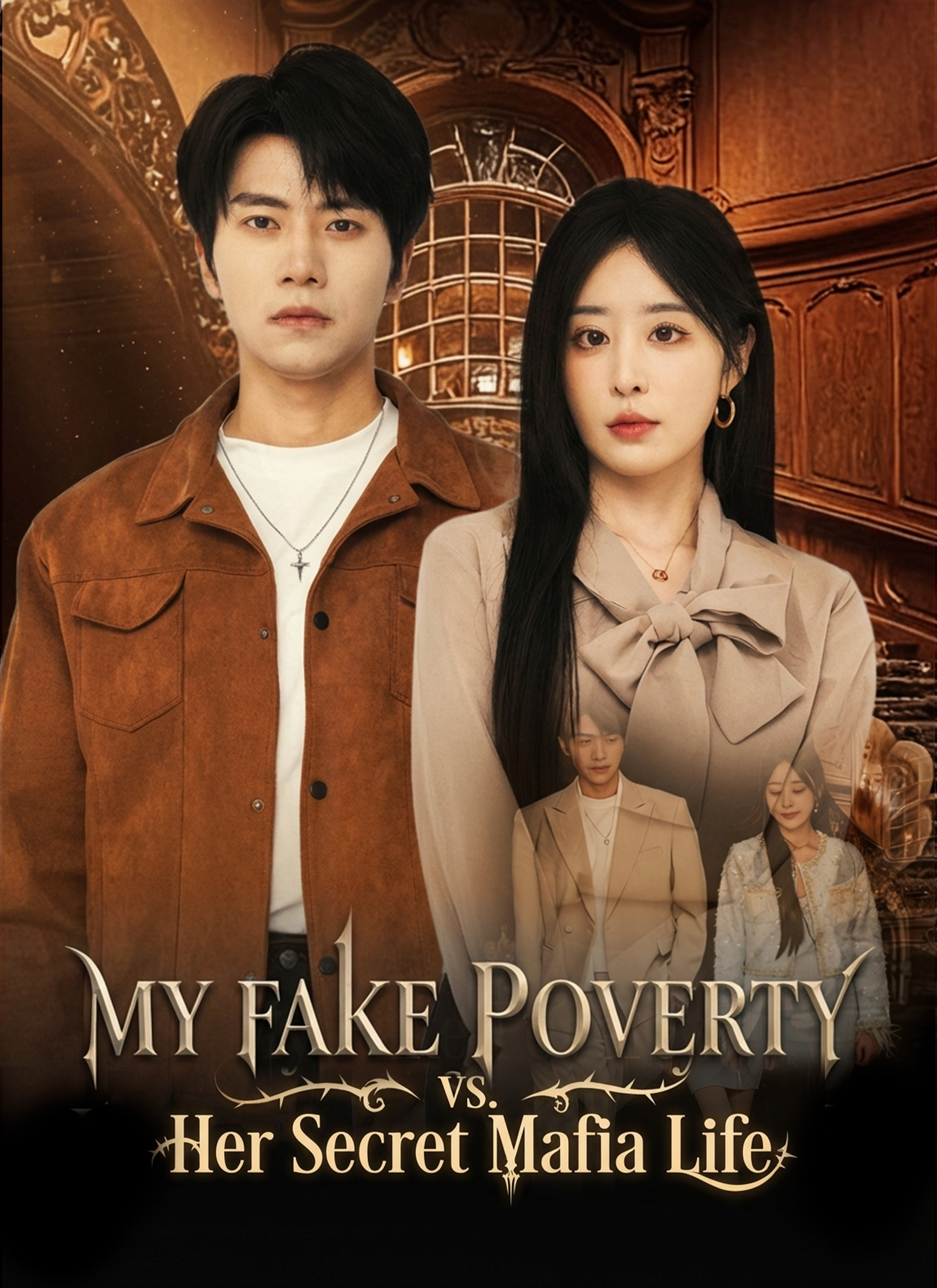 My Fake Poverty vs. Her Secret Mafia Life Vertical Poster