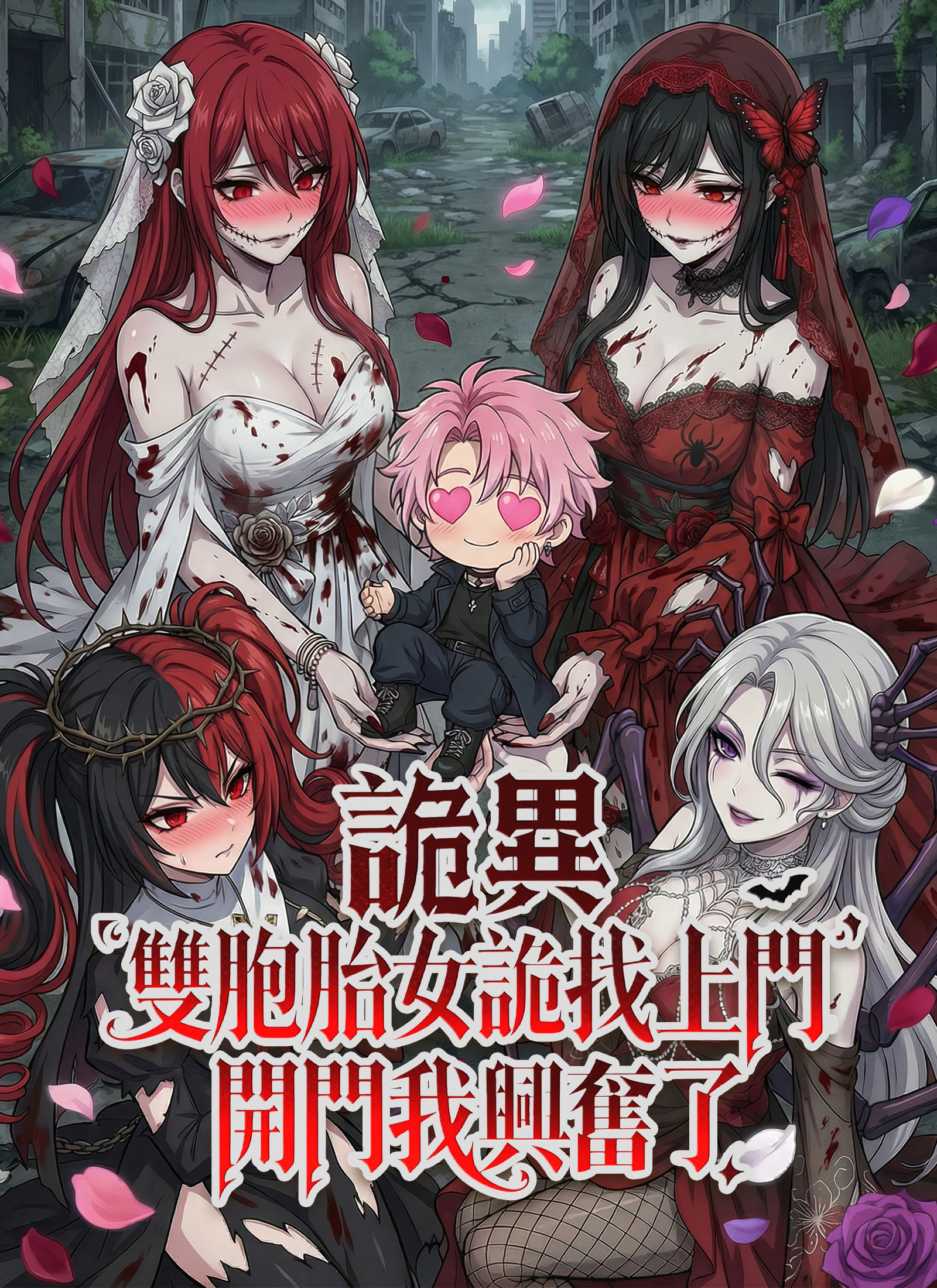 《詭異：雙胞胎女詭找上門，開門我興奮了》封面
