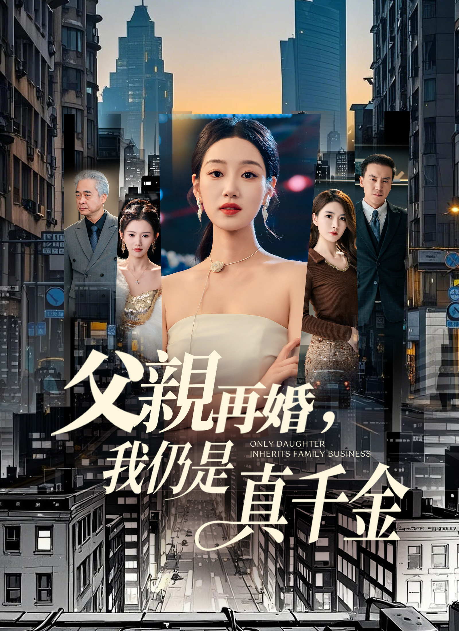 《父親再婚，我仍是真千金》封面
