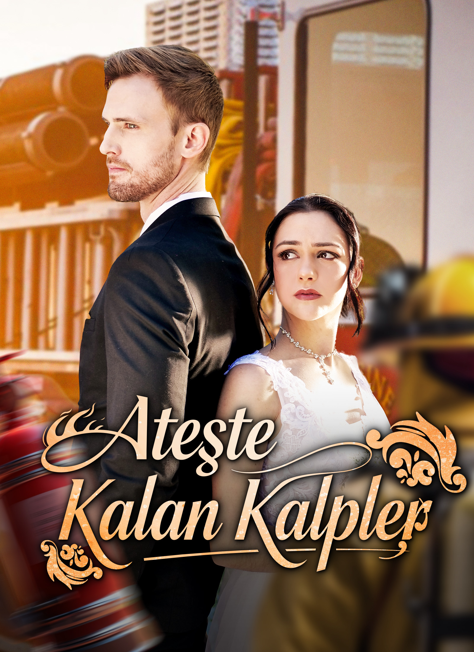Ateşte Kalan Kalpler dizi posteri
