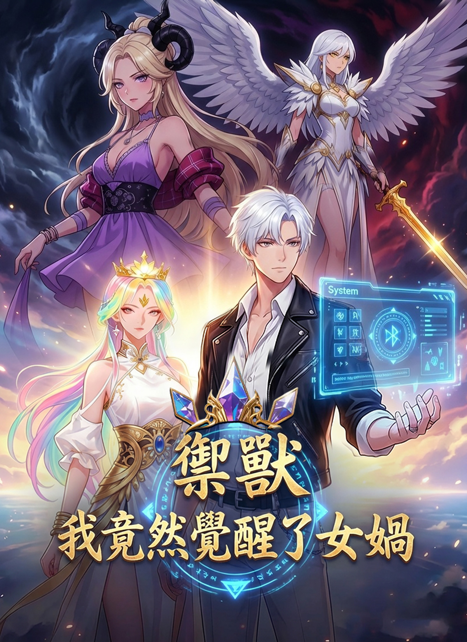 《禦獸:我竟然覺醒了女媧》封面