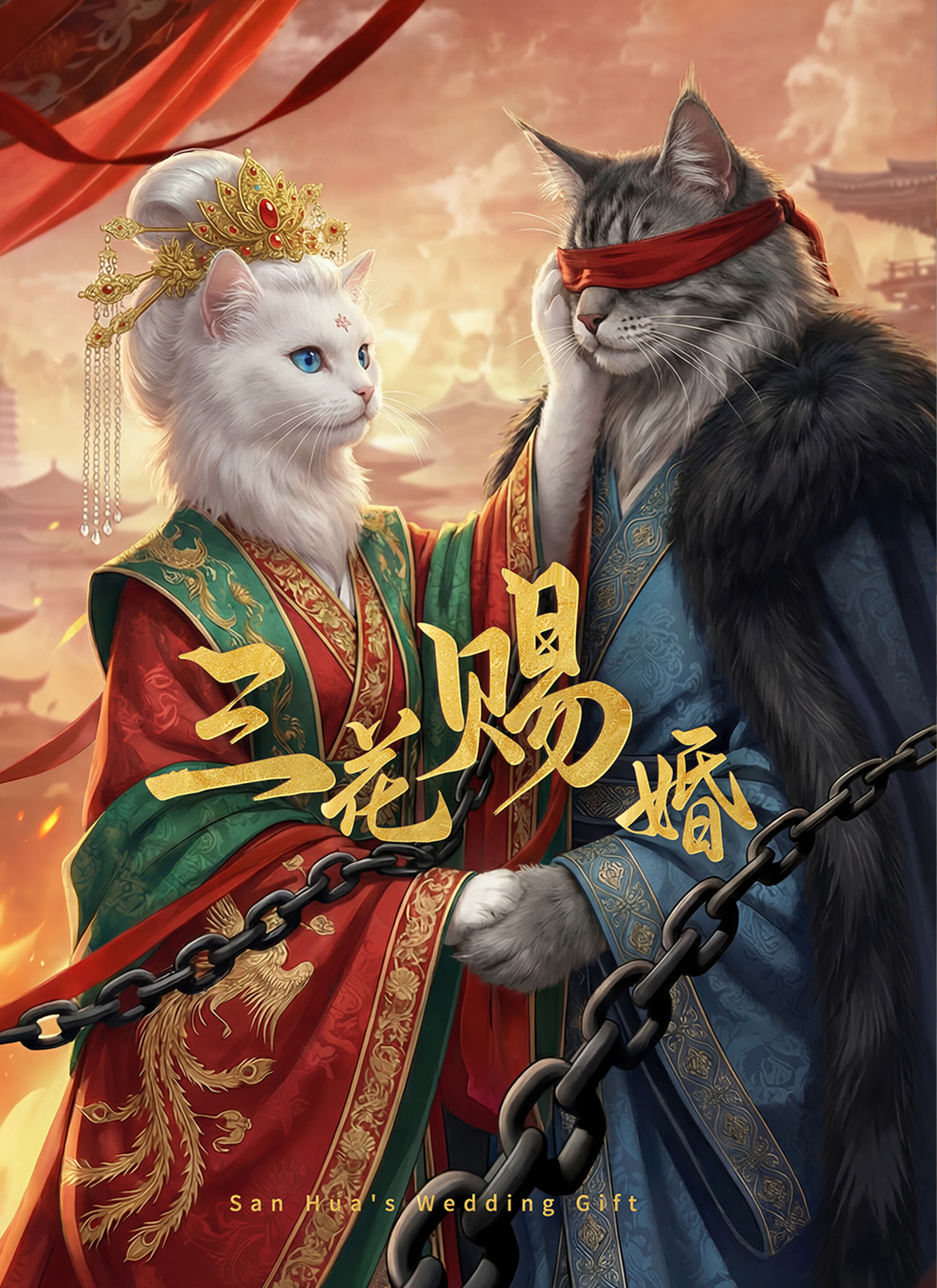 《三花赐婚》封面