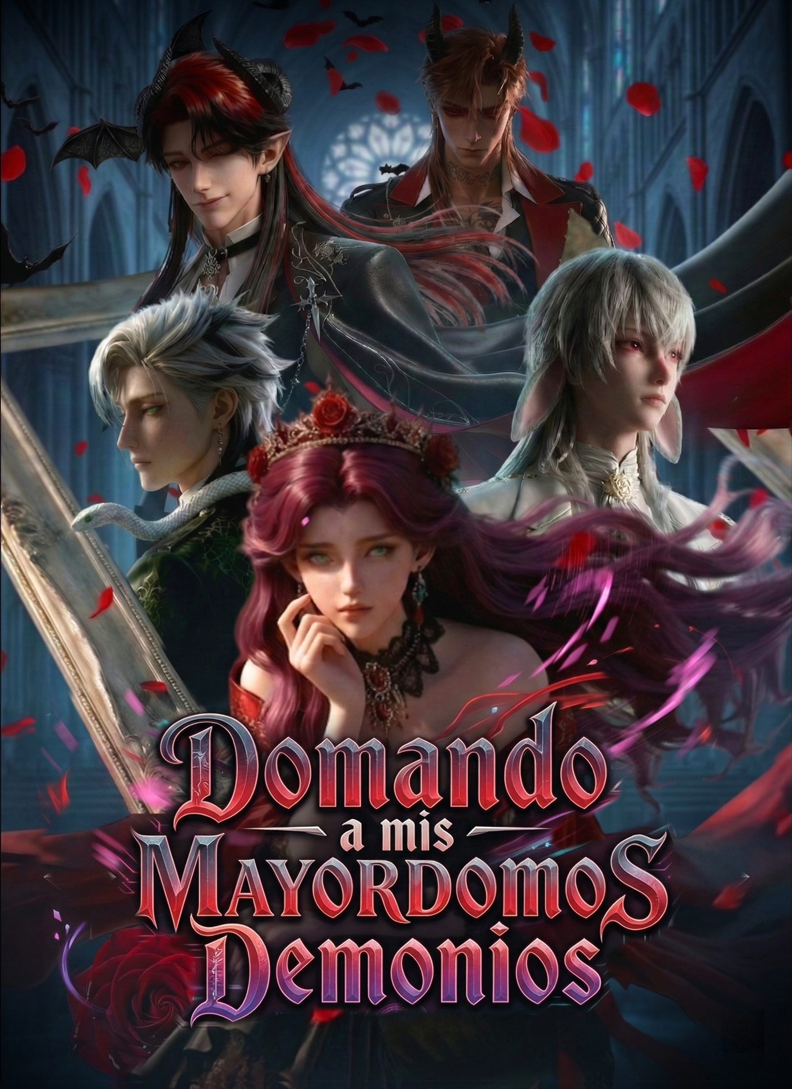 Portada de [Doblado]Domando a mis Mayordomos Demonios
