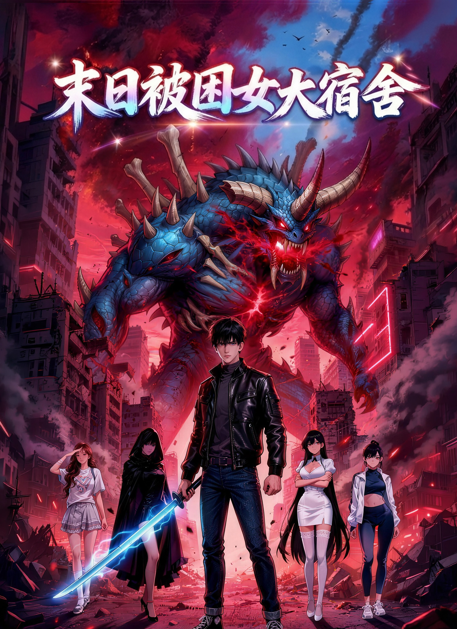 《末日被困女大宿舍》封面