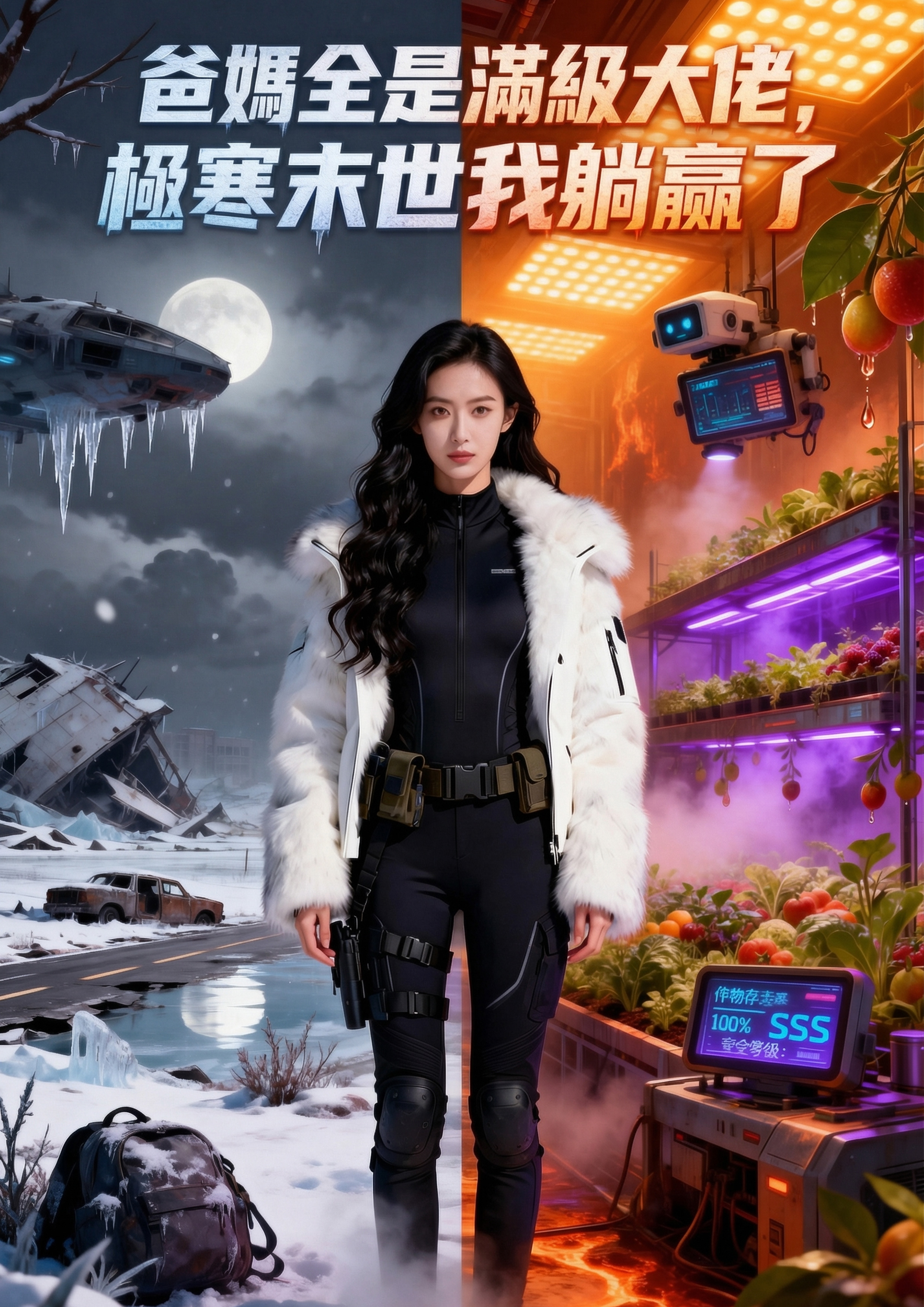 《爸媽全是滿級大佬，極寒末世我躺贏了》封面