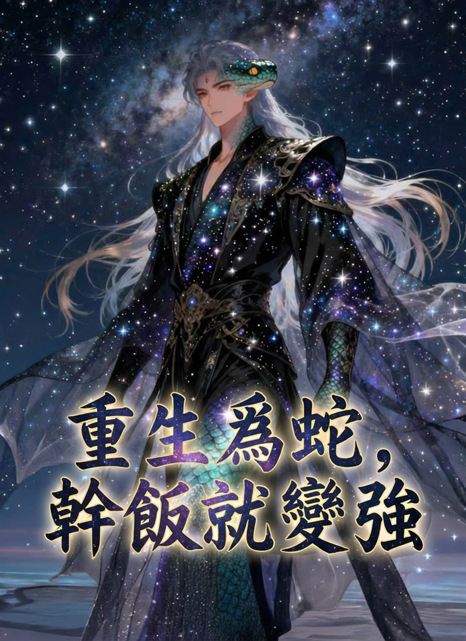 《重生爲蛇，幹飯就變強》封面