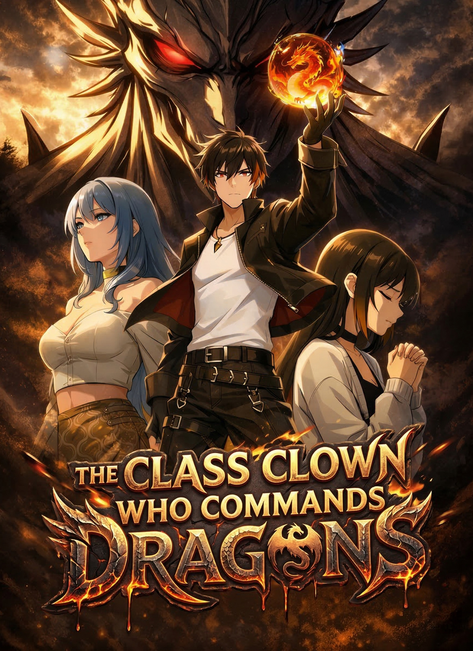 Poster The Class Clown Who Commands Dragons