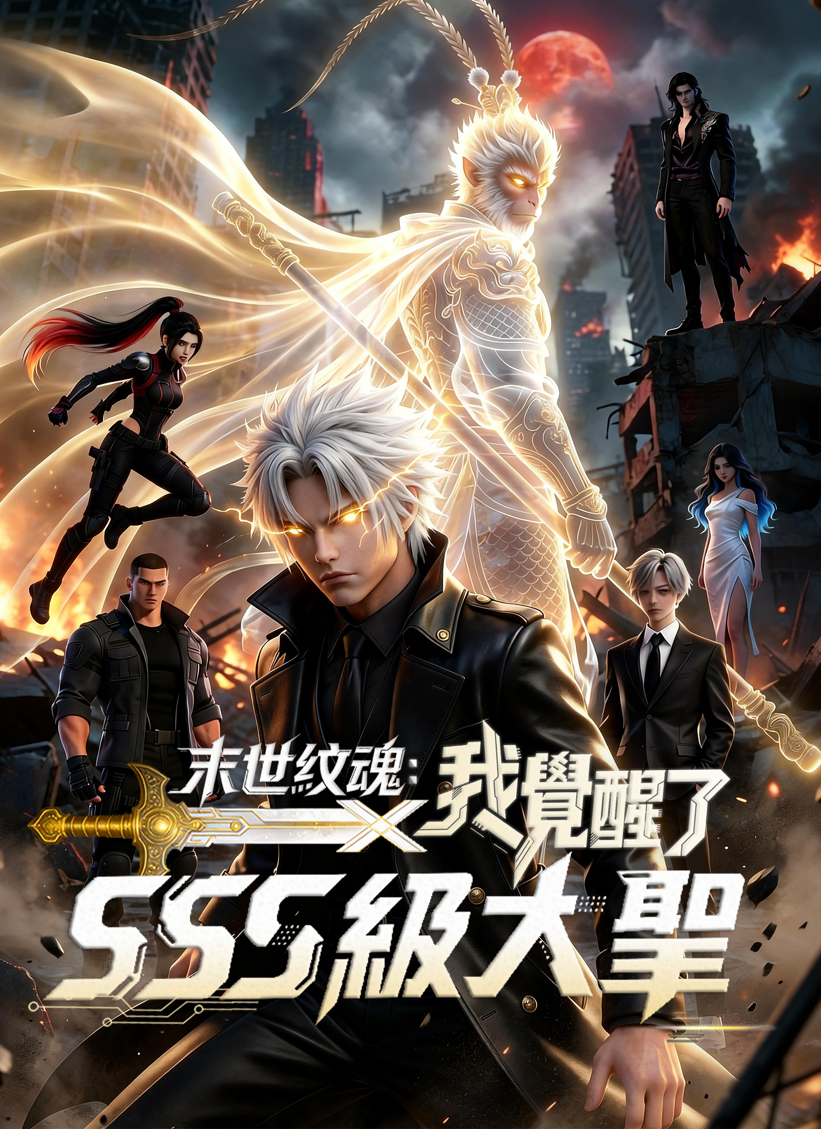 《末日紋魂:我覺醒了SSS級大聖》封面