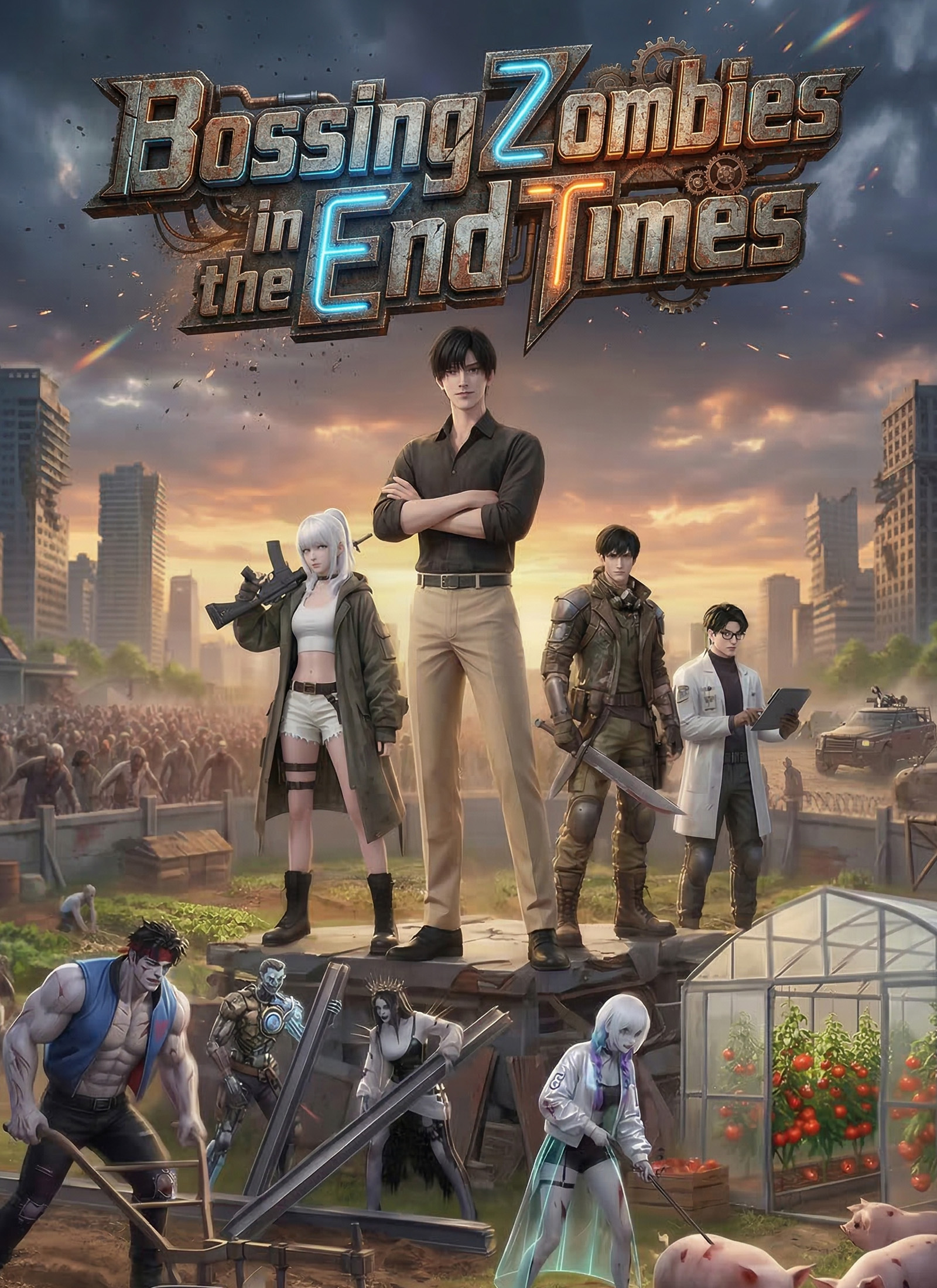 Bossing Zombies in the End Times Vertical Poster