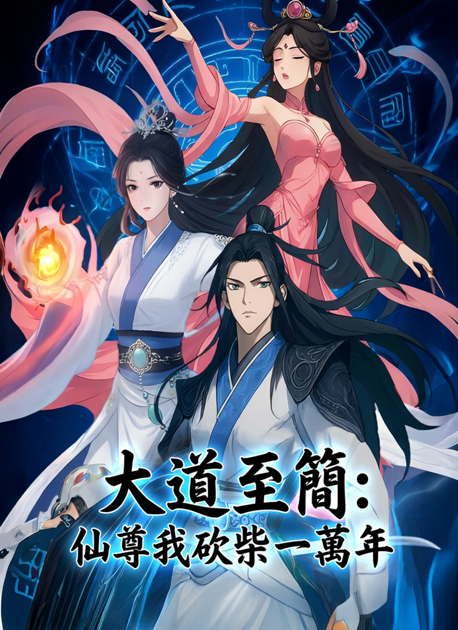 《大道至簡:仙尊我砍柴一萬年》封面