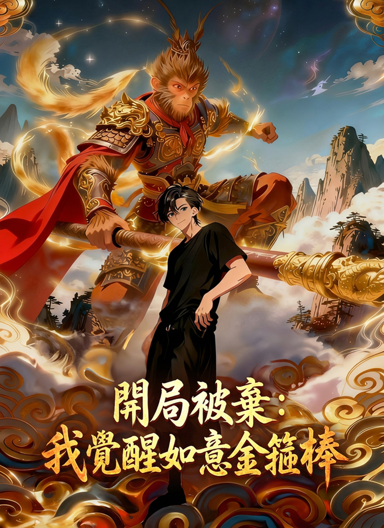 《開局被棄：我覺醒如意金箍棒》封面