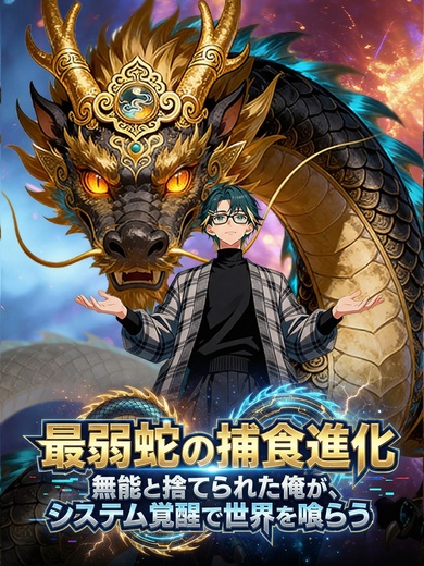最弱蛇の捕食進化～無能と捨てられた俺が、システム覚醒で世界を喰らう～