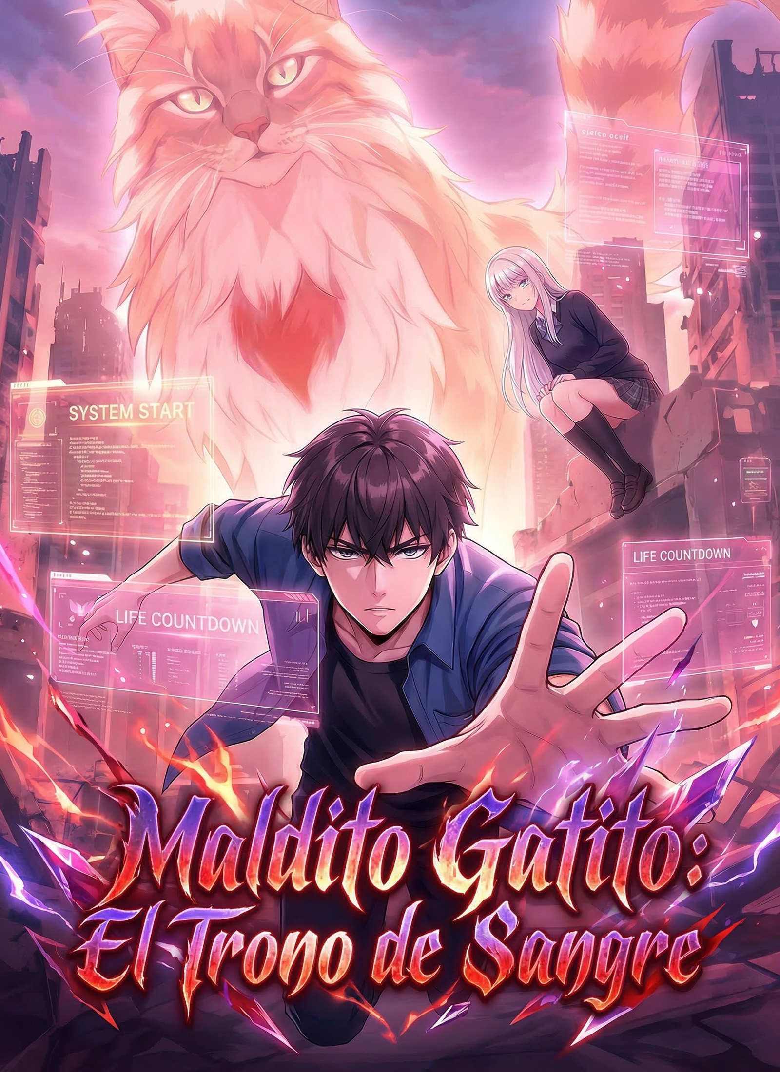 Portada de Maldito Gatito: El Trono de Sangre
