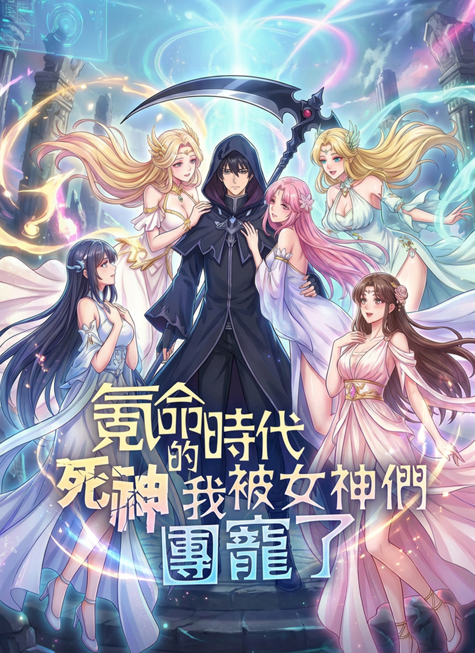 《氪命時代死神的我被女神們團寵了》封面