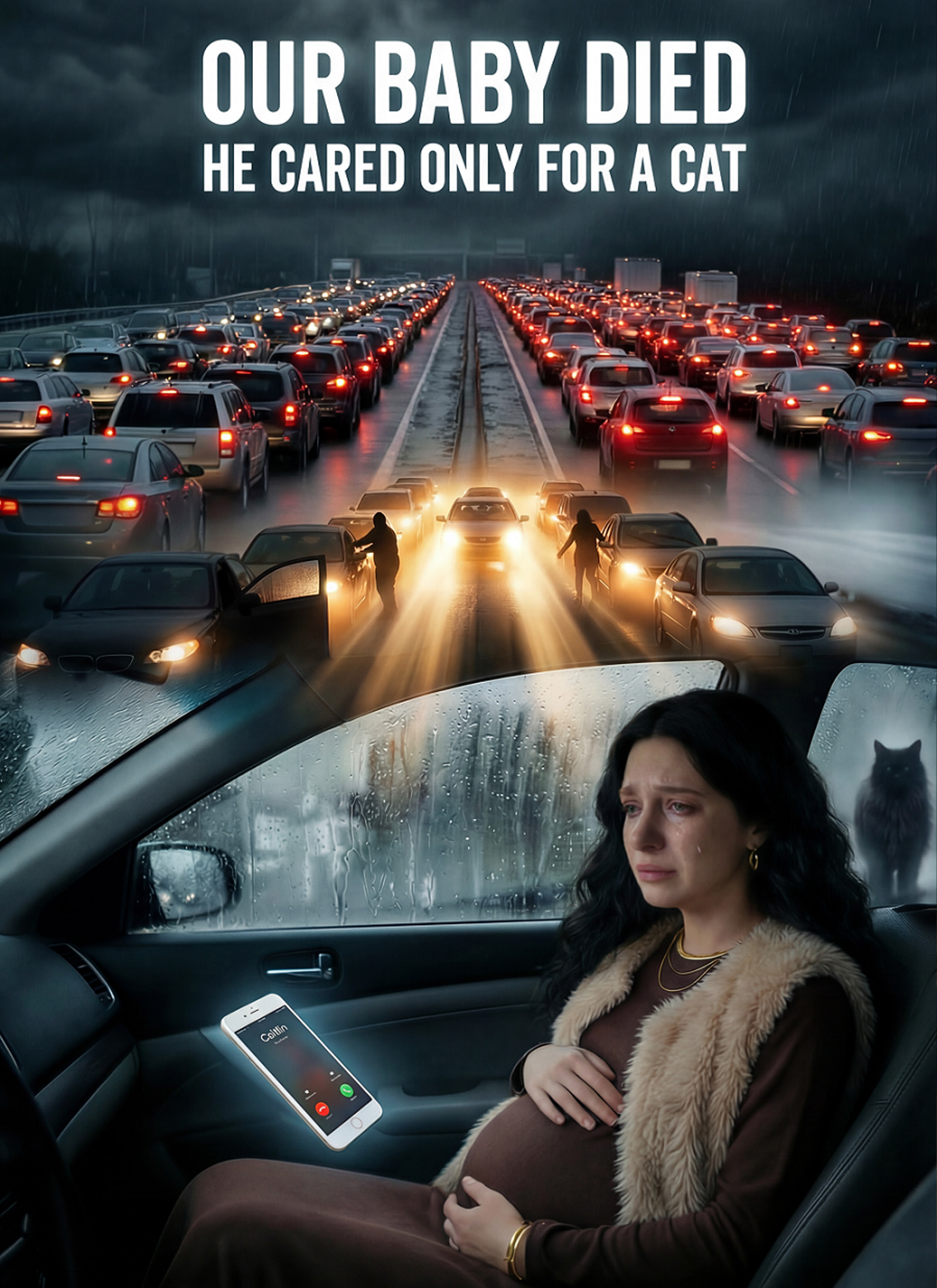 Our Baby Died, He Cared Only For A Cat dizi posteri