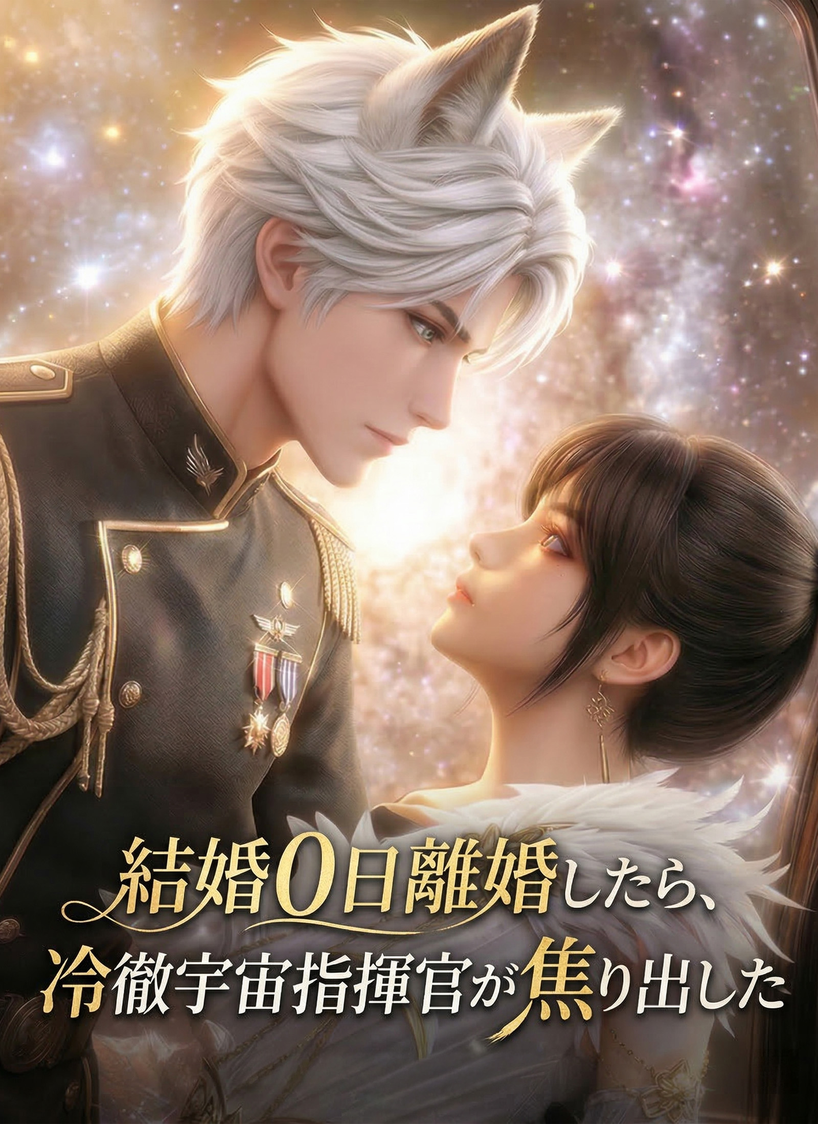 「結婚0日離婚したら、冷徹宇宙指揮官が焦り出した」のカバー画像