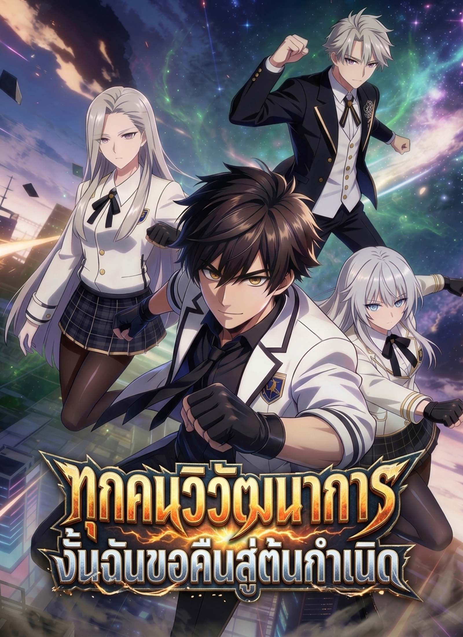 โปสเตอร์ ทุกคนวิวัฒนาการ งั้นฉันขอคืนสู่ต้นกำเนิด