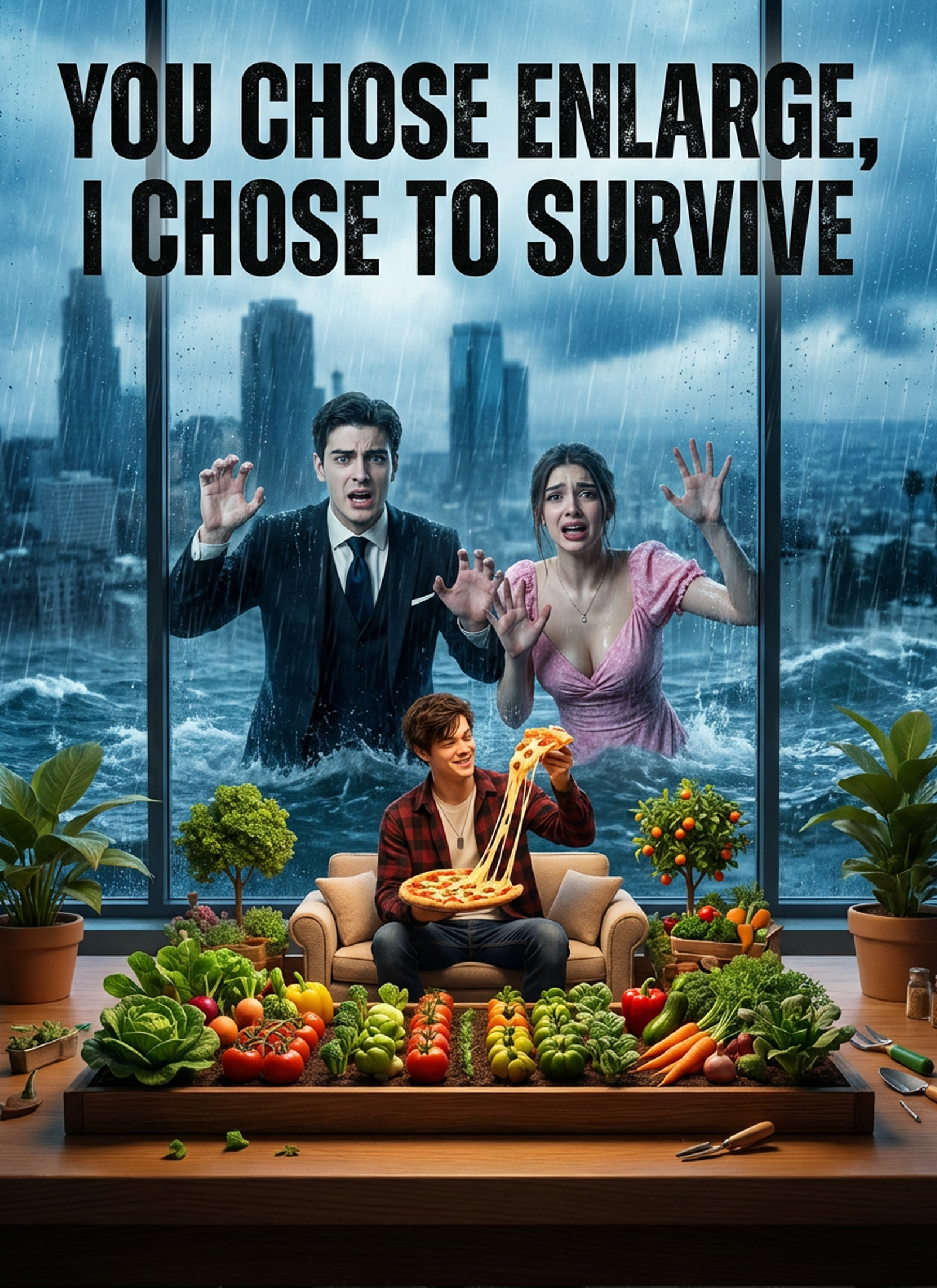 You Chose Enlarge, I Chose to Survive Explore Series Poster