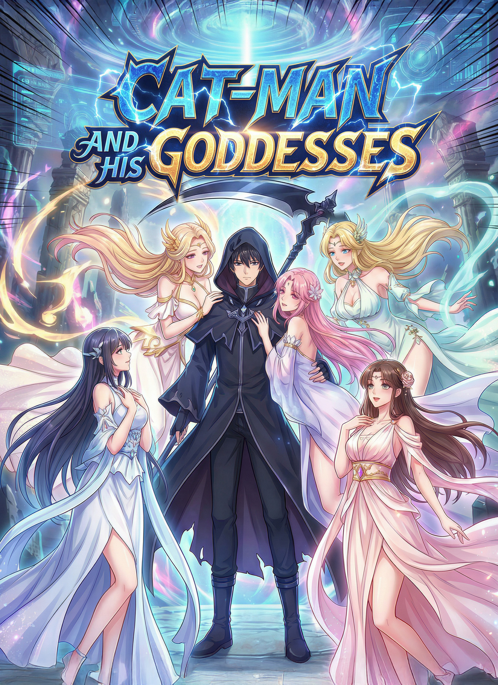 [Dubbed]Cat-Man and His Goddesses Latest Series Poster