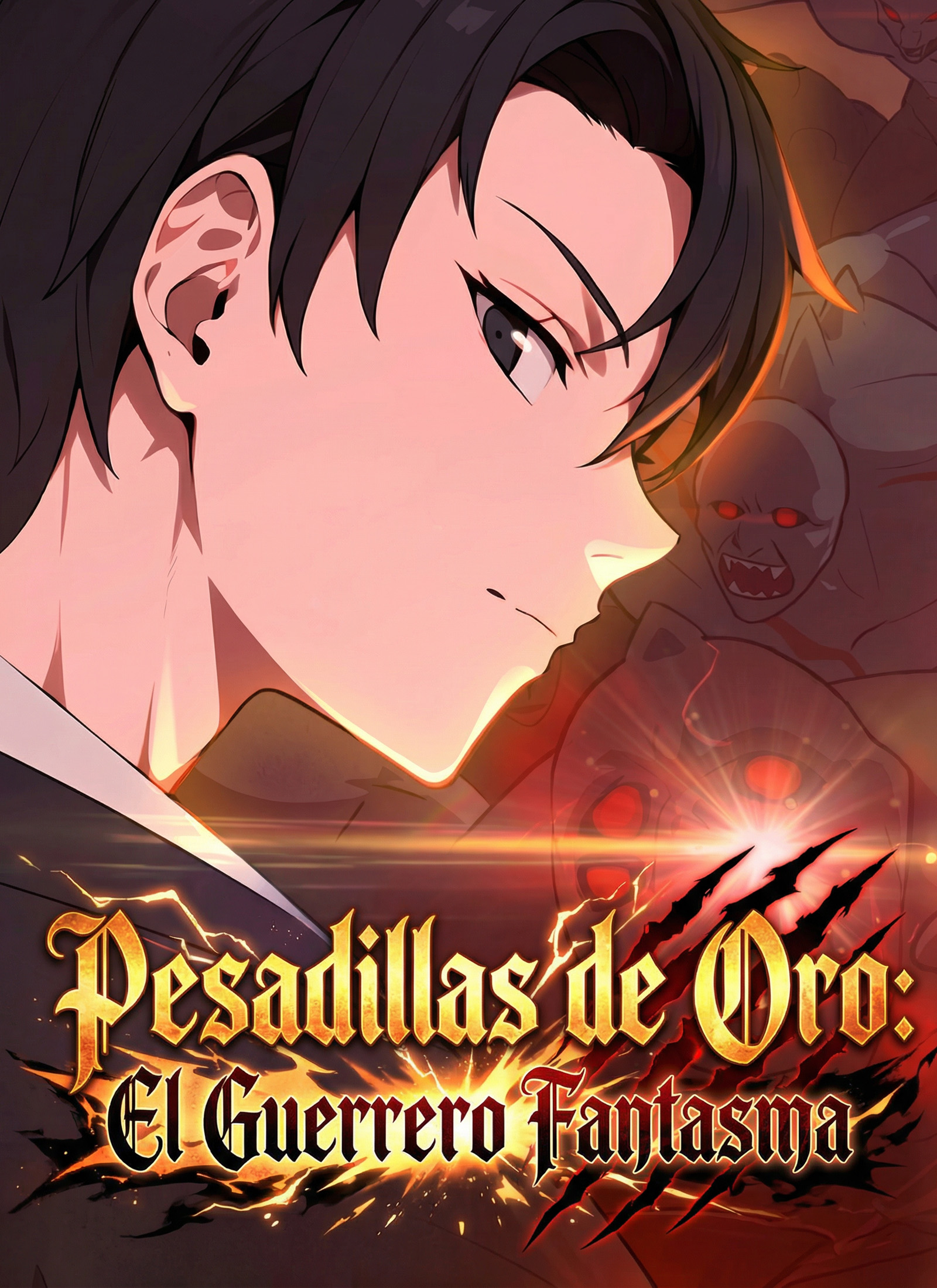 Portada de Pesadillas de Oro: El Guerrero Fantasma