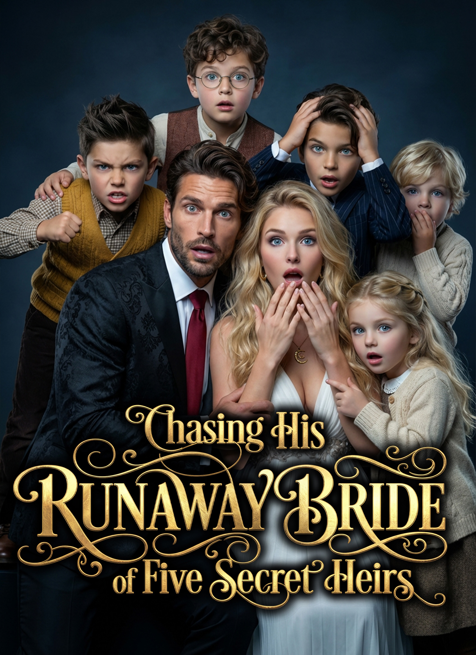 Chasing His Runaway Bride of Five Secret Heirs dizi posteri