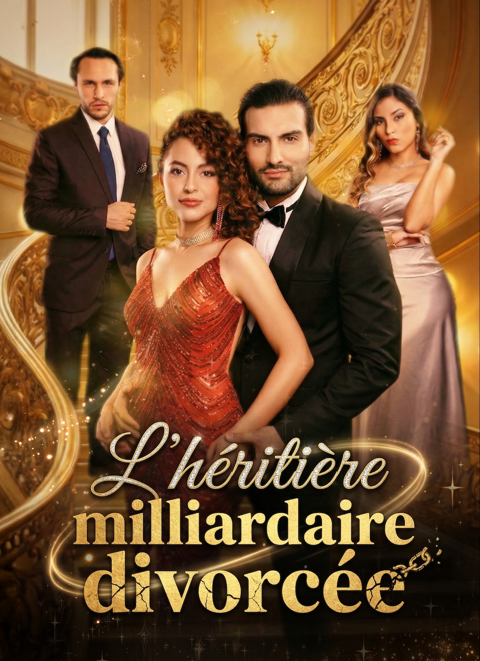 Couverture de L'héritière milliardaire divorcée
