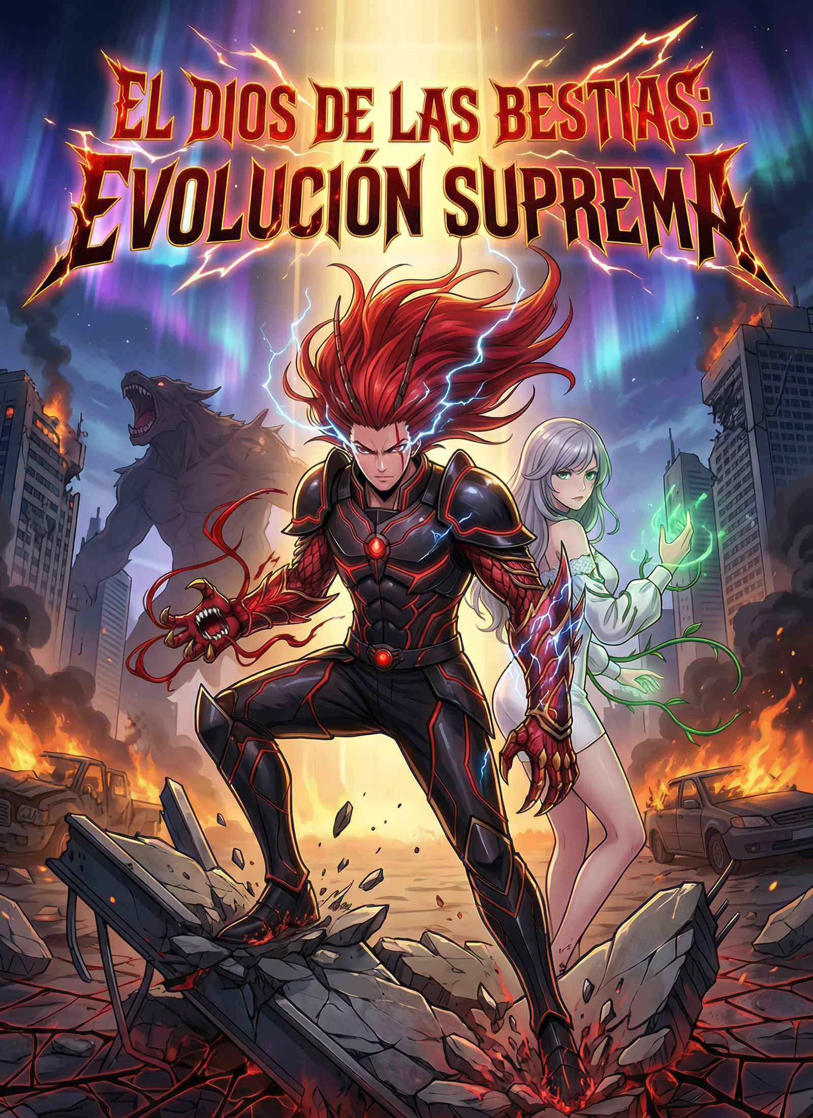 Portada de El Dios de las Bestias: Evolución Suprema