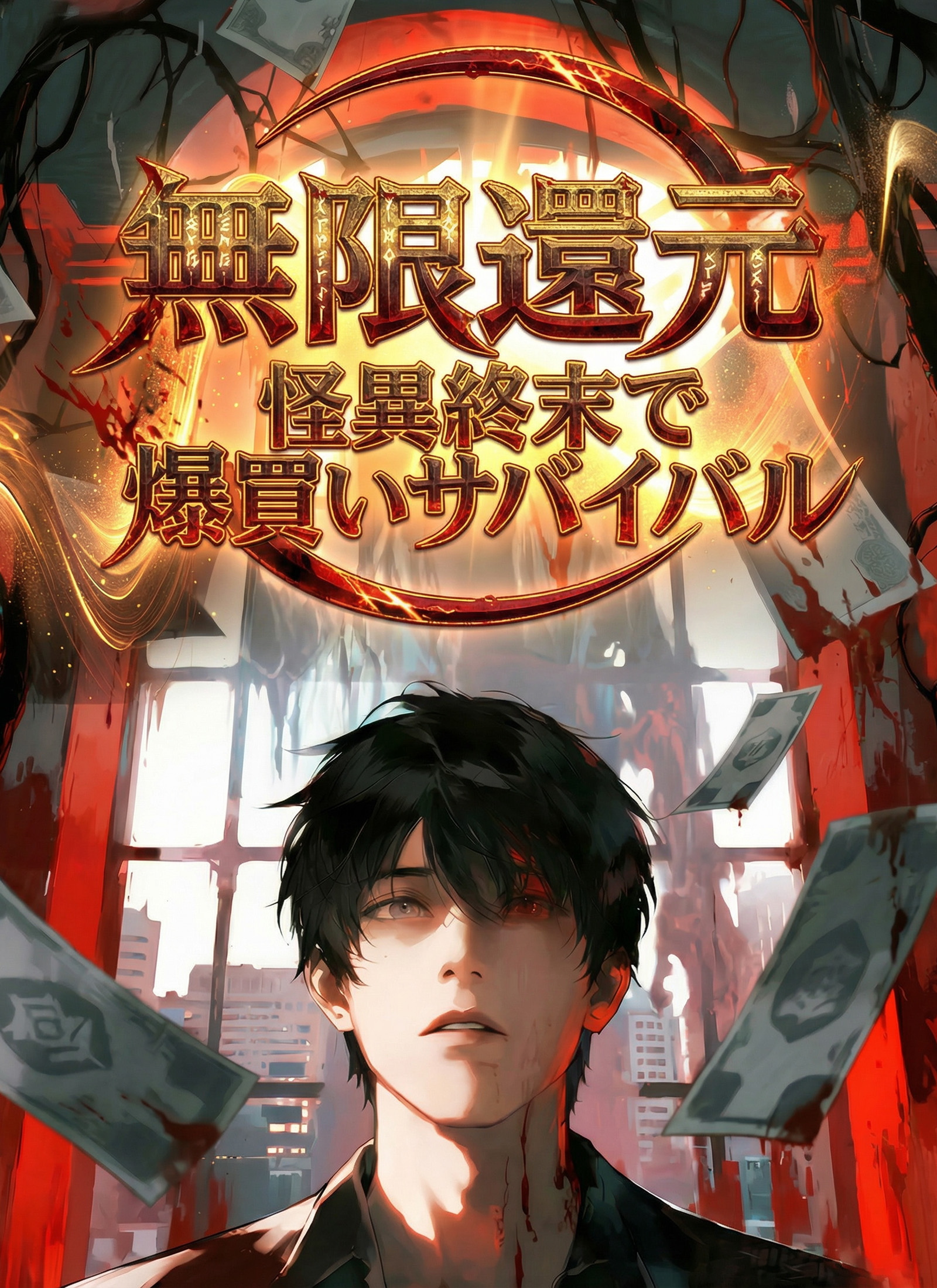 「無限還元：怪異終末で爆買いサバイバル」のカバー画像