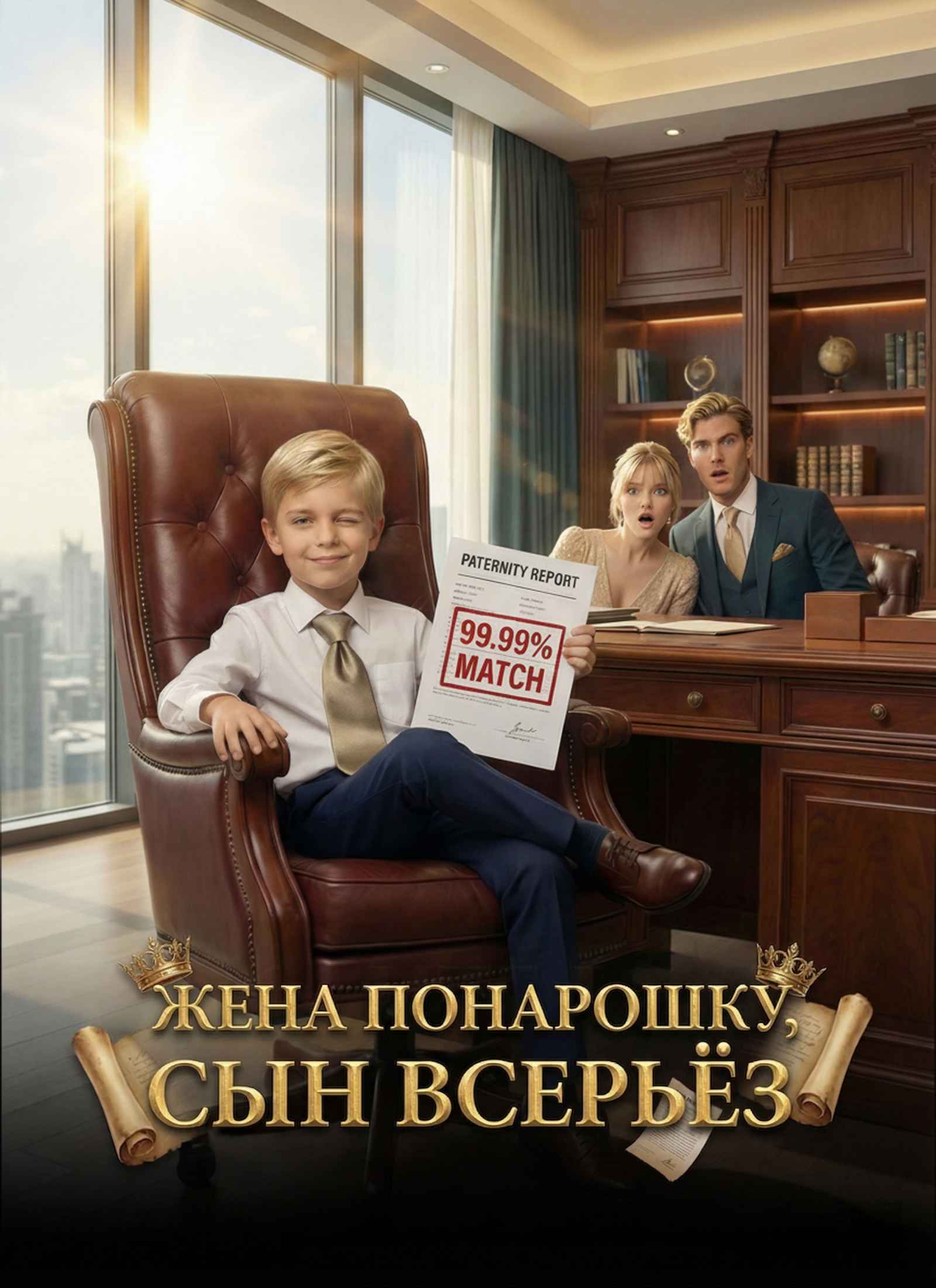 Обложка «[Дубляж]Жена понарошку, сын всерьёз»